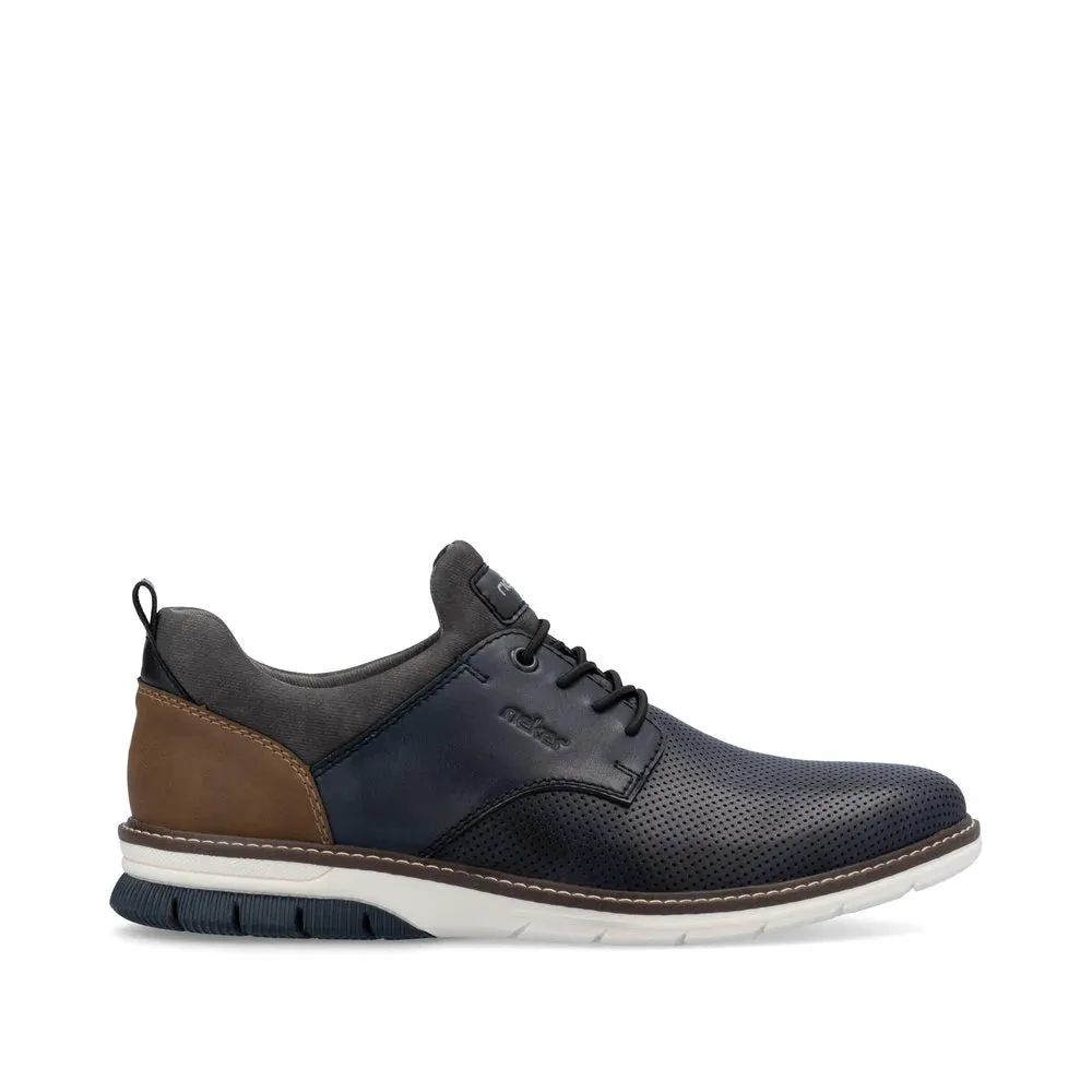 desert baseball players - specific features Rieker Slip On Navy Dress Casual Shoe - 14450 15