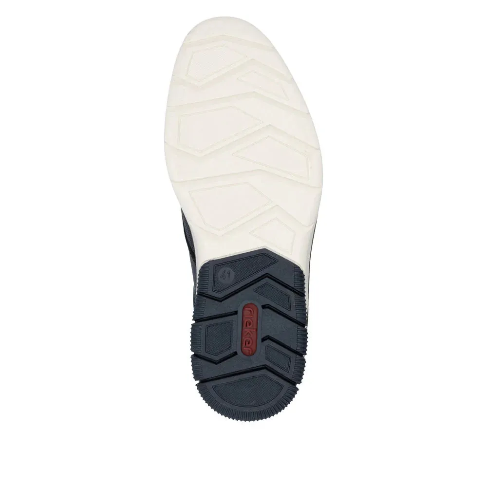 Rieker Slip On Navy Dress Casual Shoe - 14450 15 ratio office - specific functions