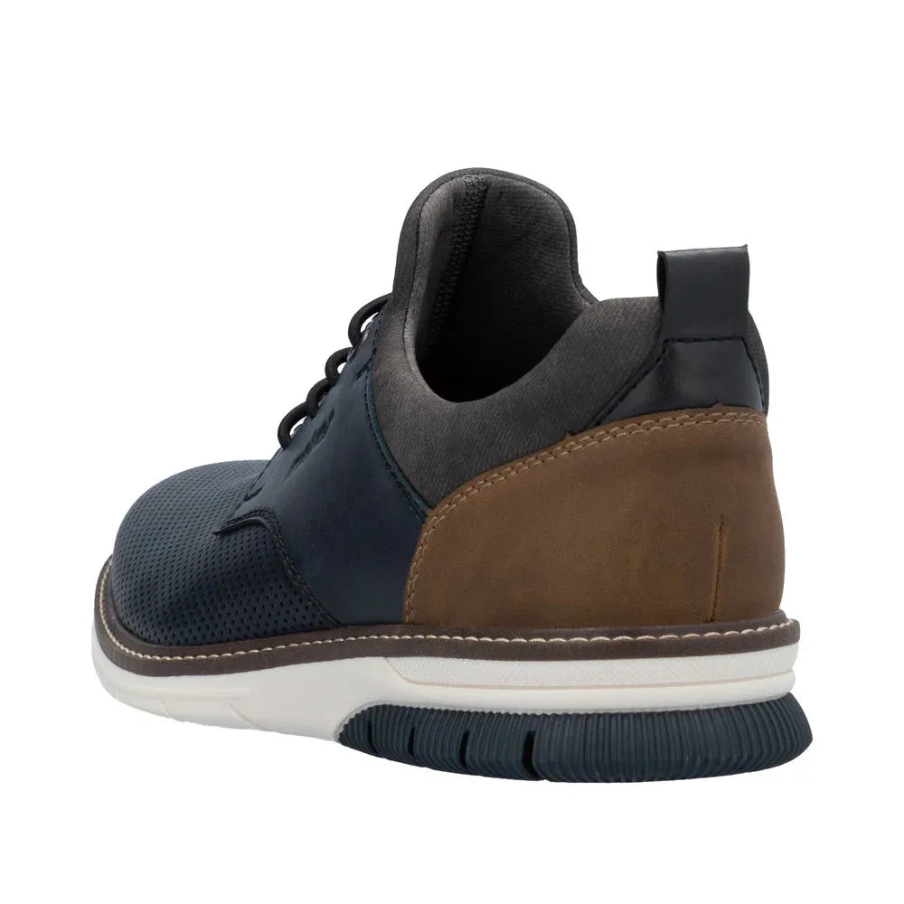 Rieker Slip On Navy Dress Casual Shoe - 14450 15 luxury - level
