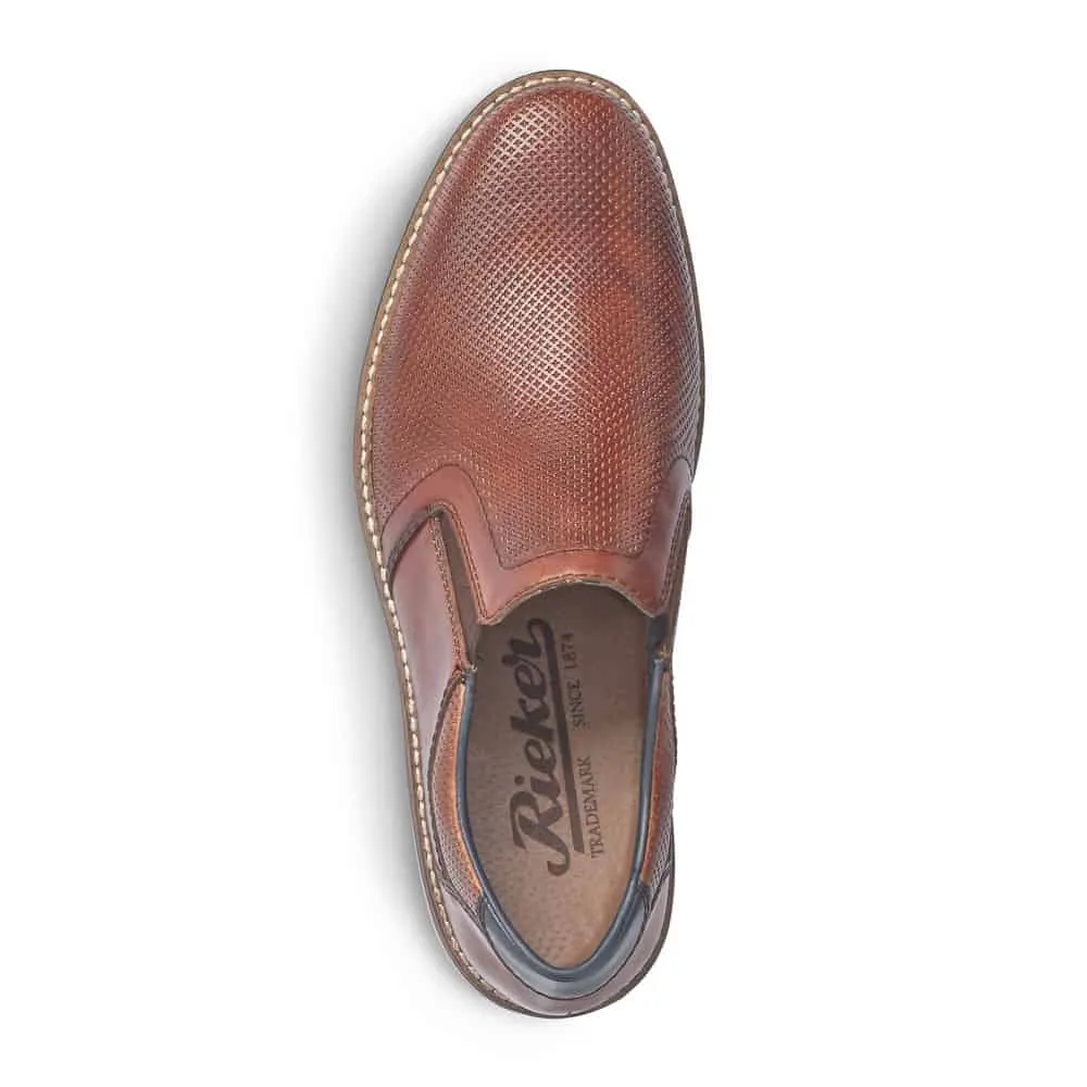 Rieker Slip-On Shoe - 13571-24 Elevated arch Nubuck