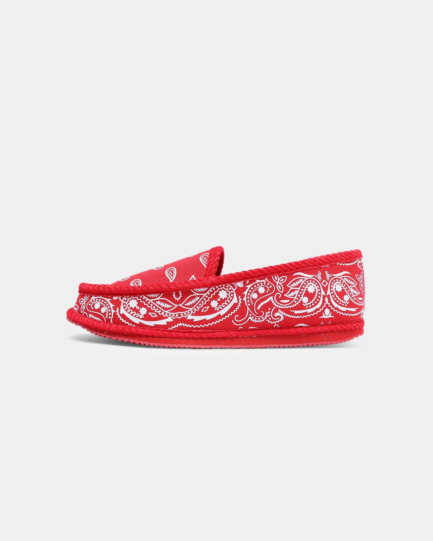 Goat Crew Bandana Slipper Red/White Outdoor Fun Denim Cool