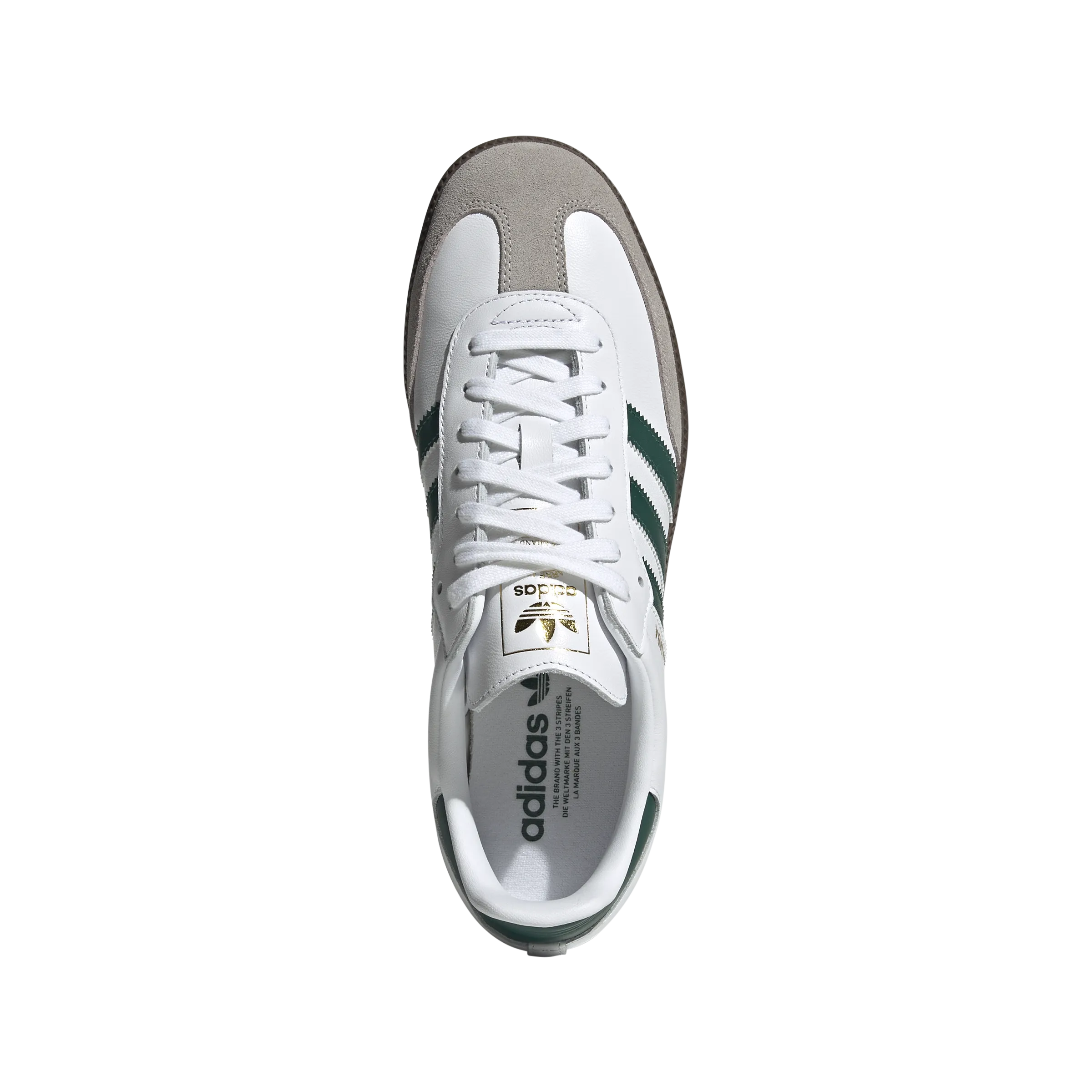 Samba OG 'Cloud White Clear Granite' tennis players' agility Round - toe