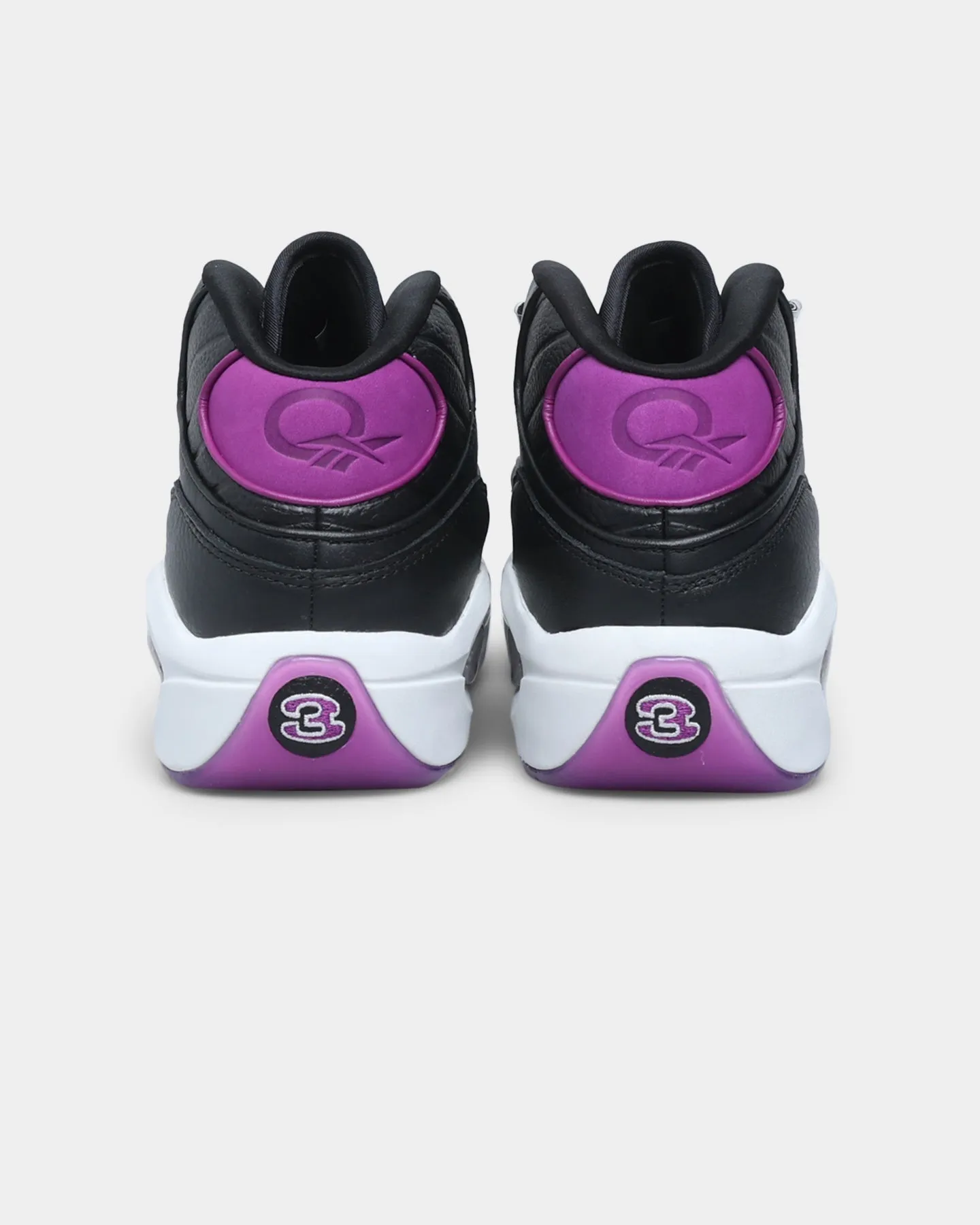 Hot Pick Sole Soft Reebok Question Mid Core Black/Aubergine/Pure Grey