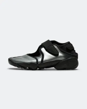 Womens Air Rift - Metallic Silver/Black High Shine