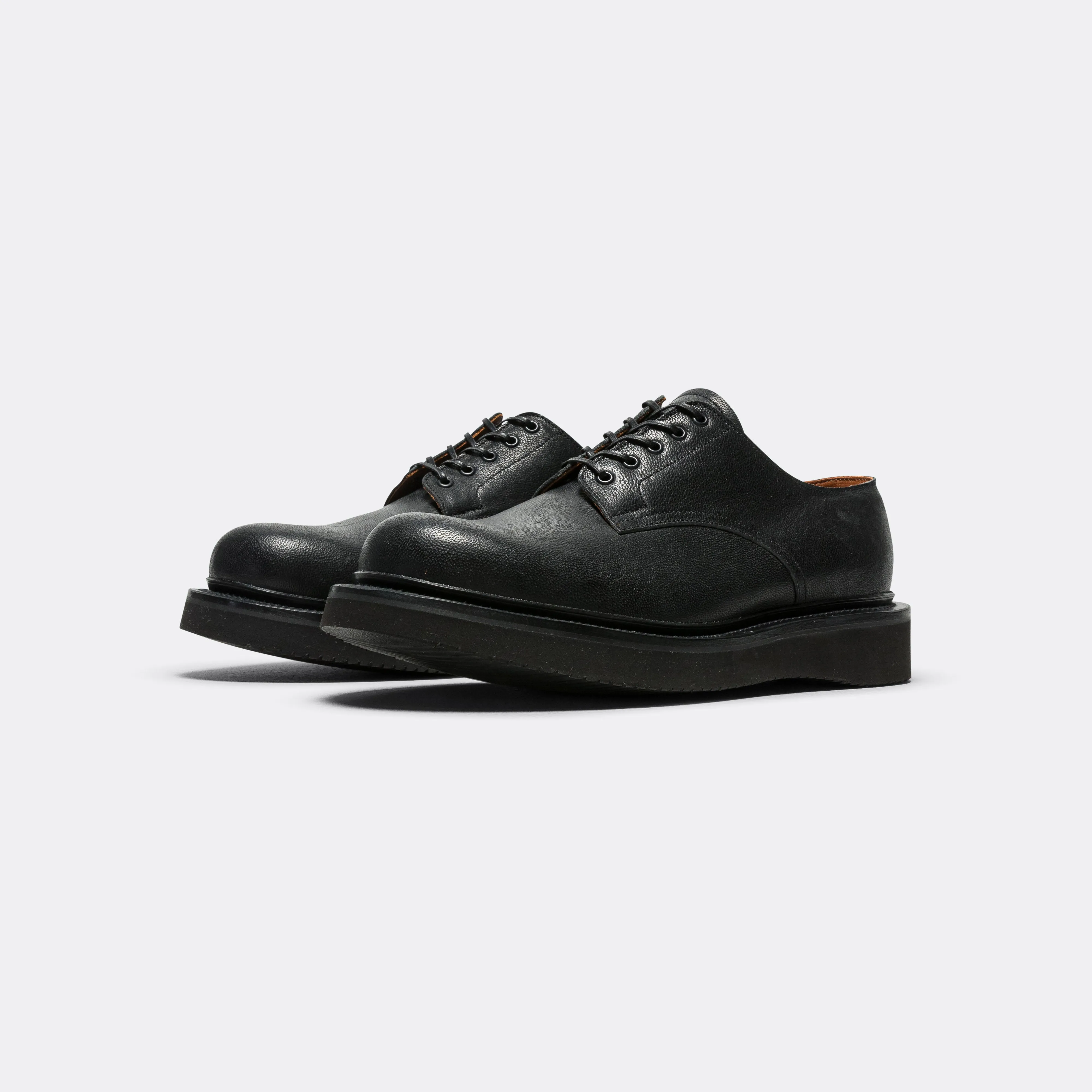 Weekend Style Rockland Blucher by UP THERE - Waxed Camel Nero