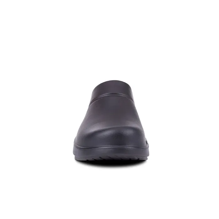 Wingtip Design Mens Oofos OOCloog Black Matte in Black