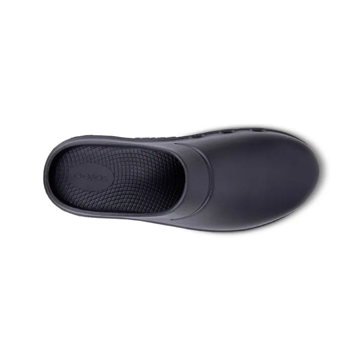 Cool Pace Mens Oofos OOCloog Black Matte in Black