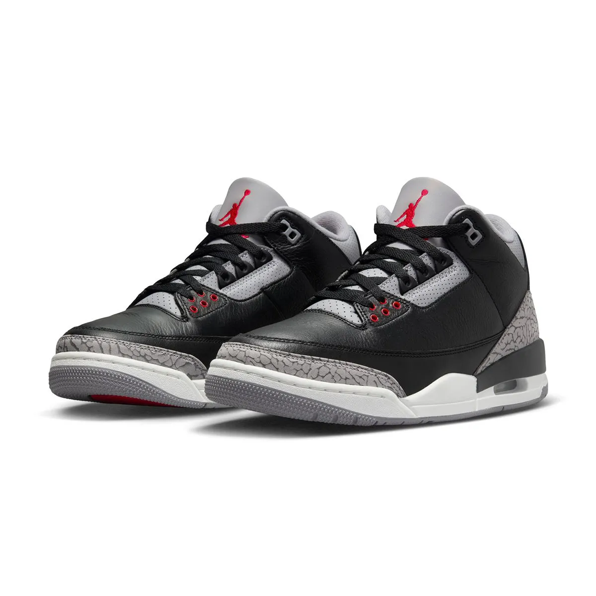 Air Jordan 3 Retro 'Black Cement' Anti Slip forest walk