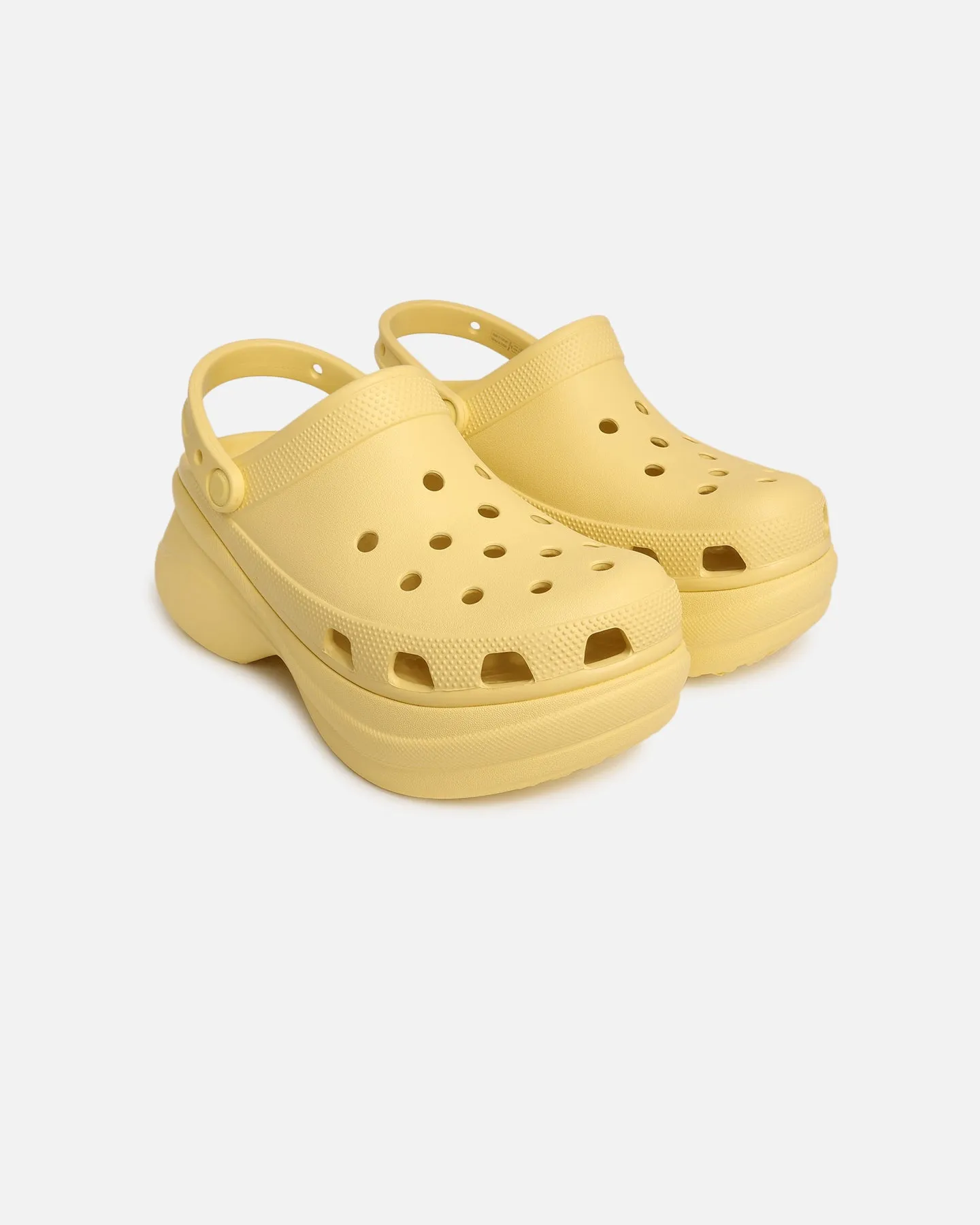 Crocs Women's Bae Clog Yellow suitable for daily commuting