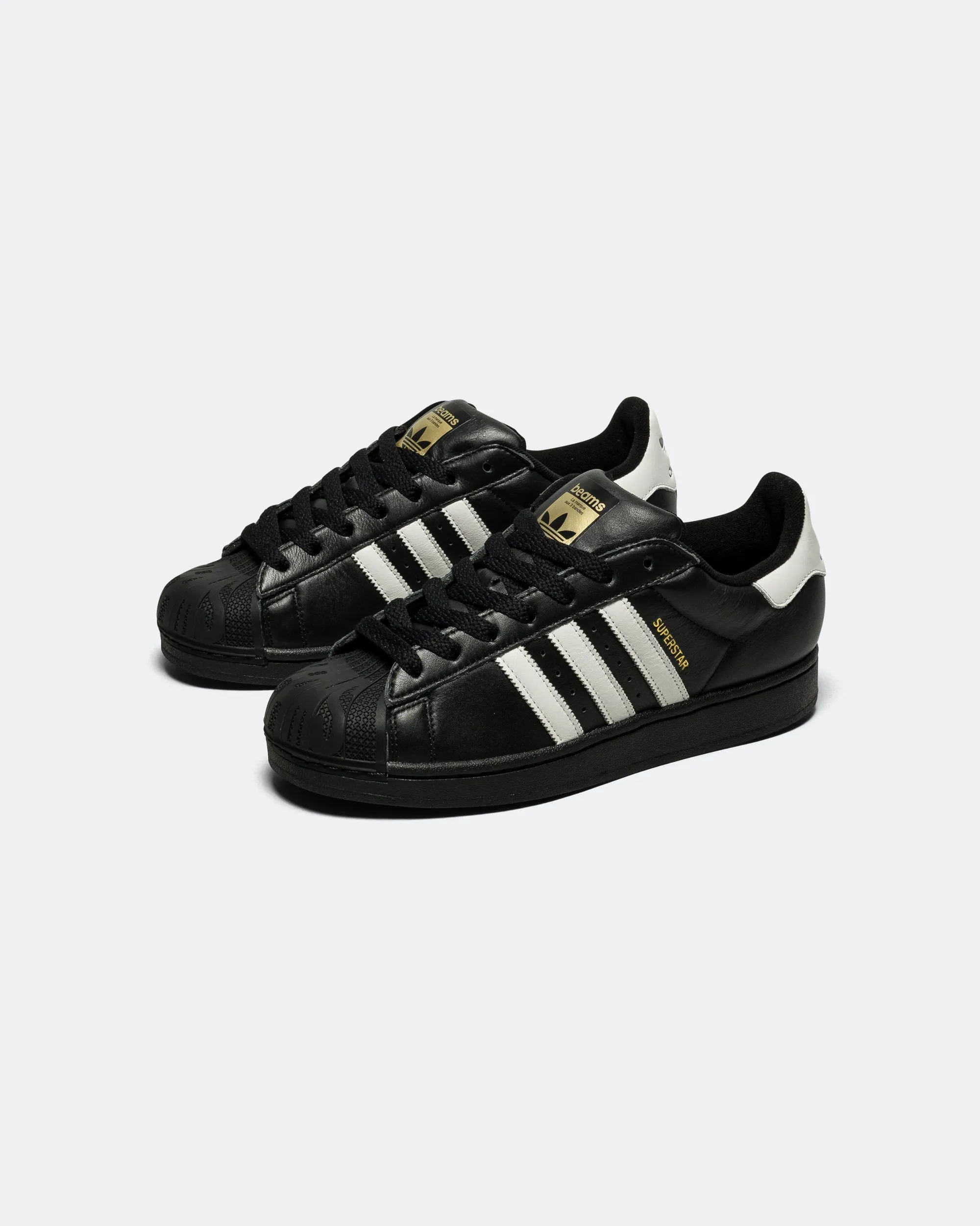 Superstar x BEAMS - Core Black/Footwear White-Gold Metallic Abrasion Resistant Mesh