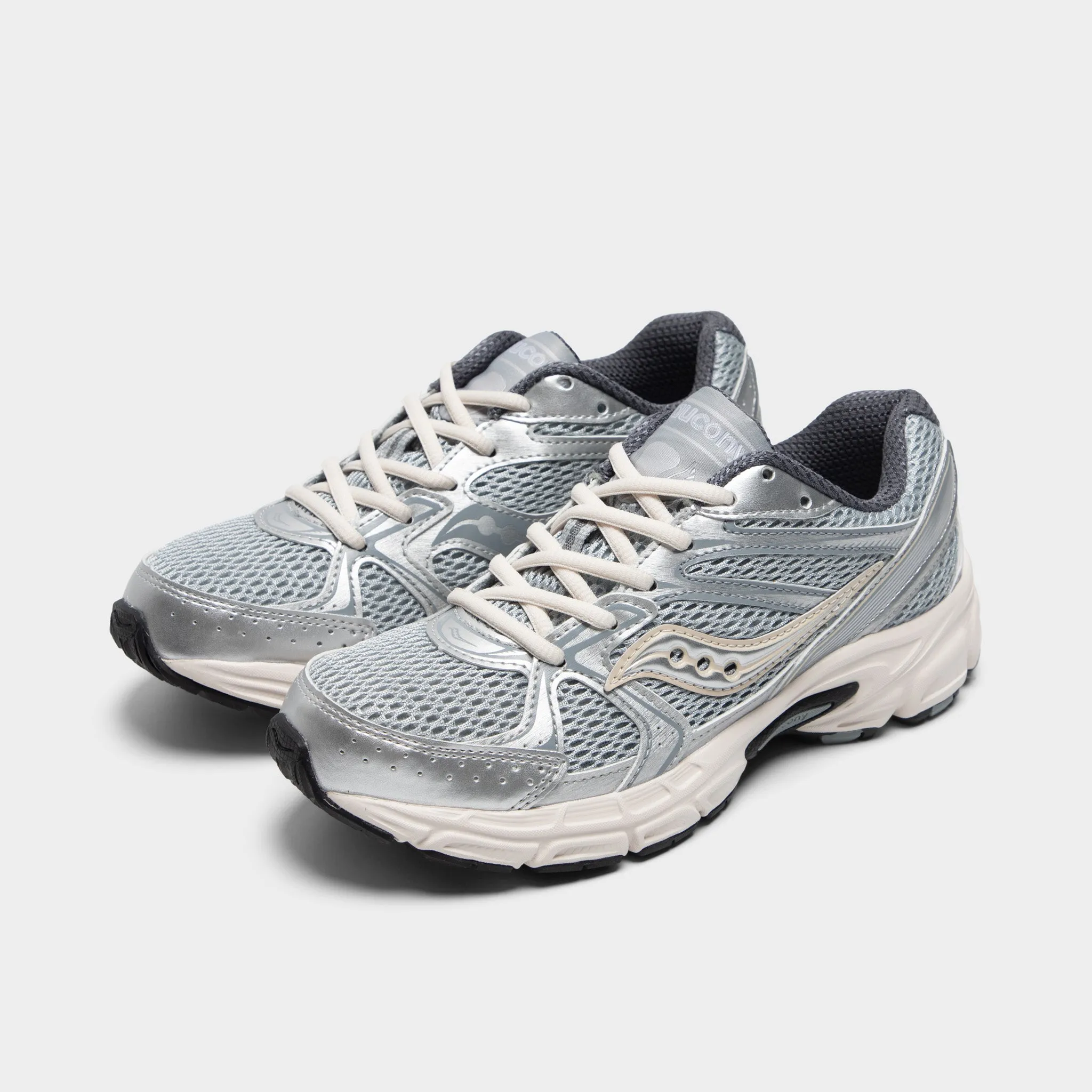 Saucony Women's Ride Millennium Silver / Cream Dual Tone