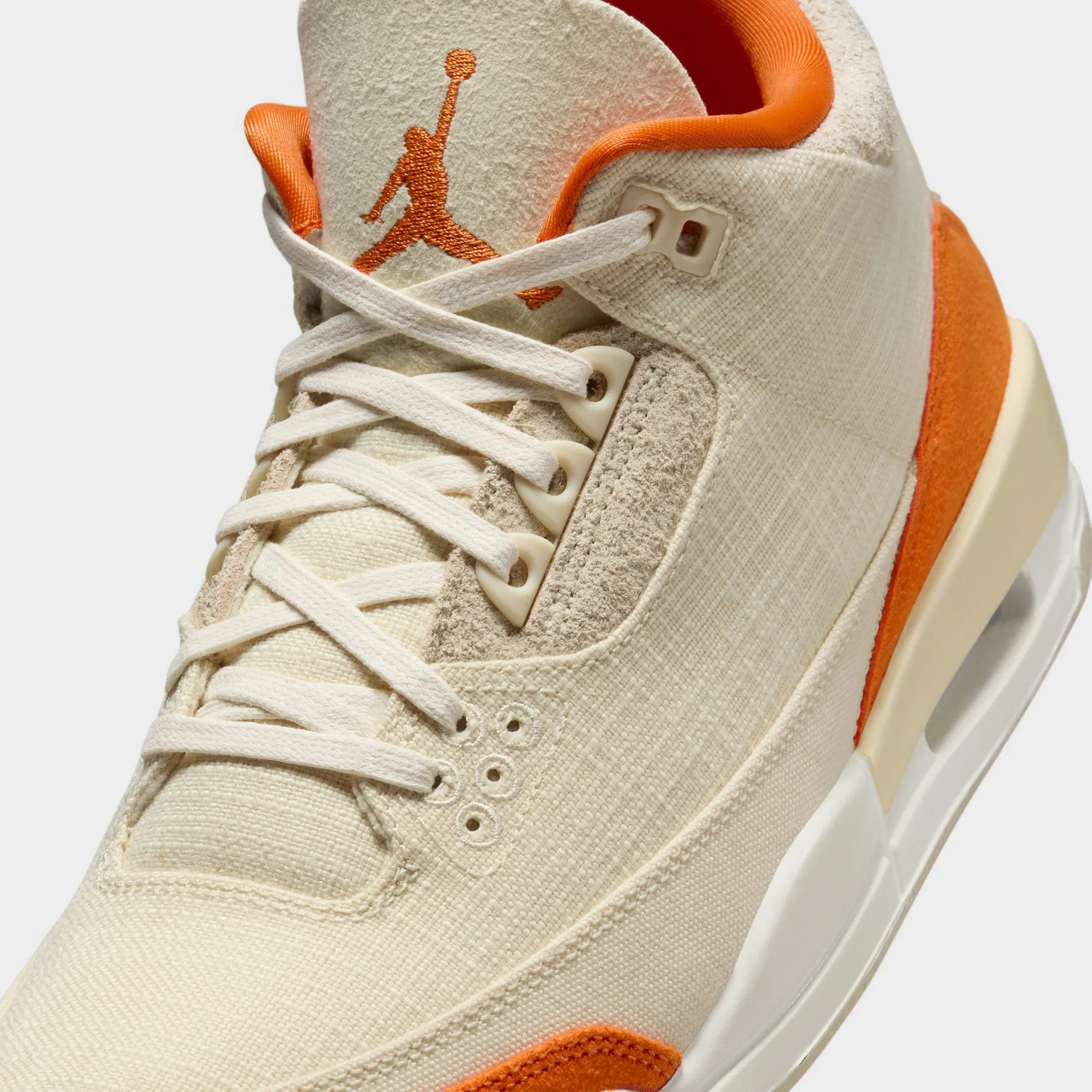 Comfortable Support Street Trend Jordan Women's 3 Retro Orange Trance / Sail - Starfish