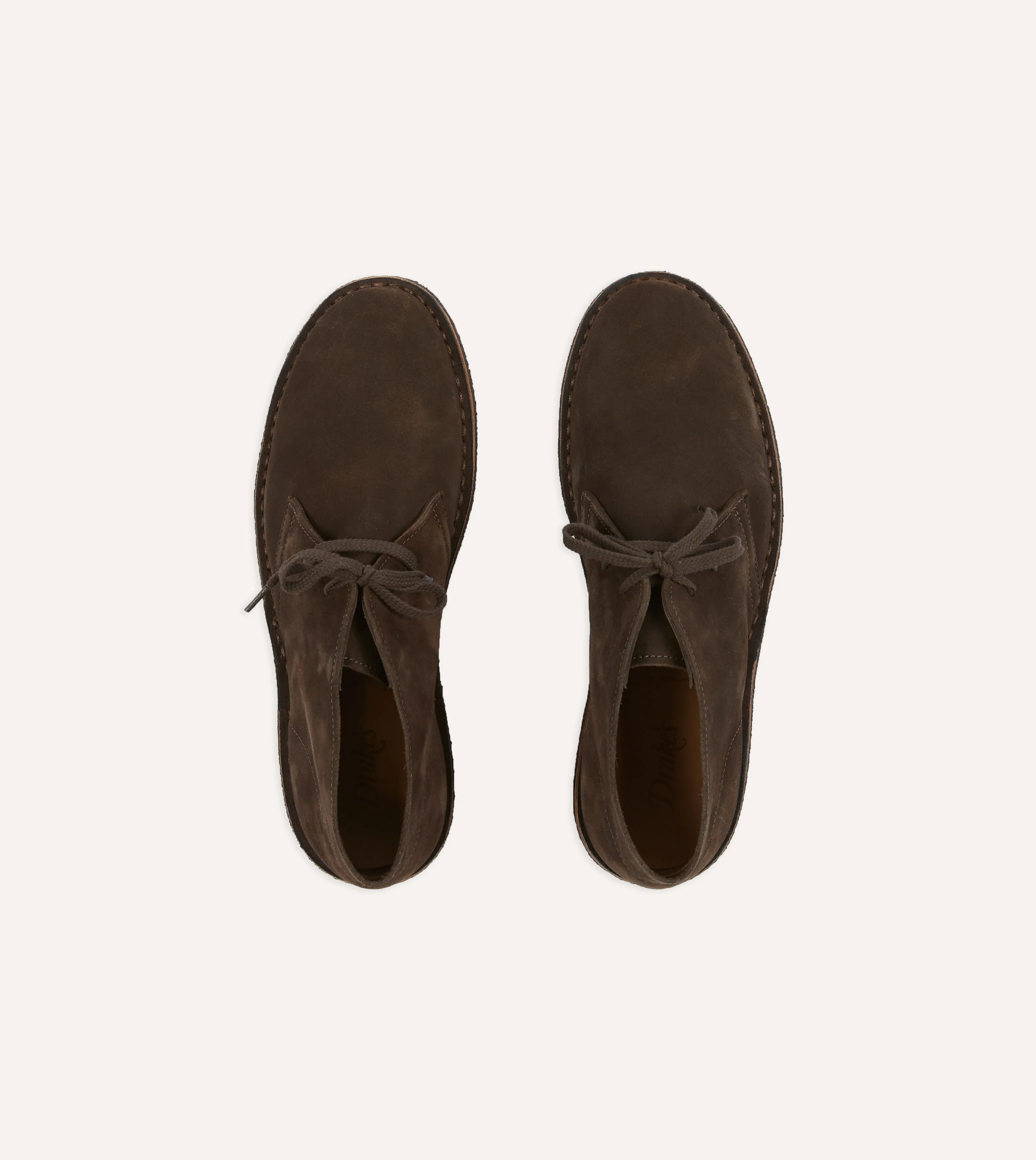 Clifford Desert Boot Dark Brown Suede Breath Mesh Lift Step
