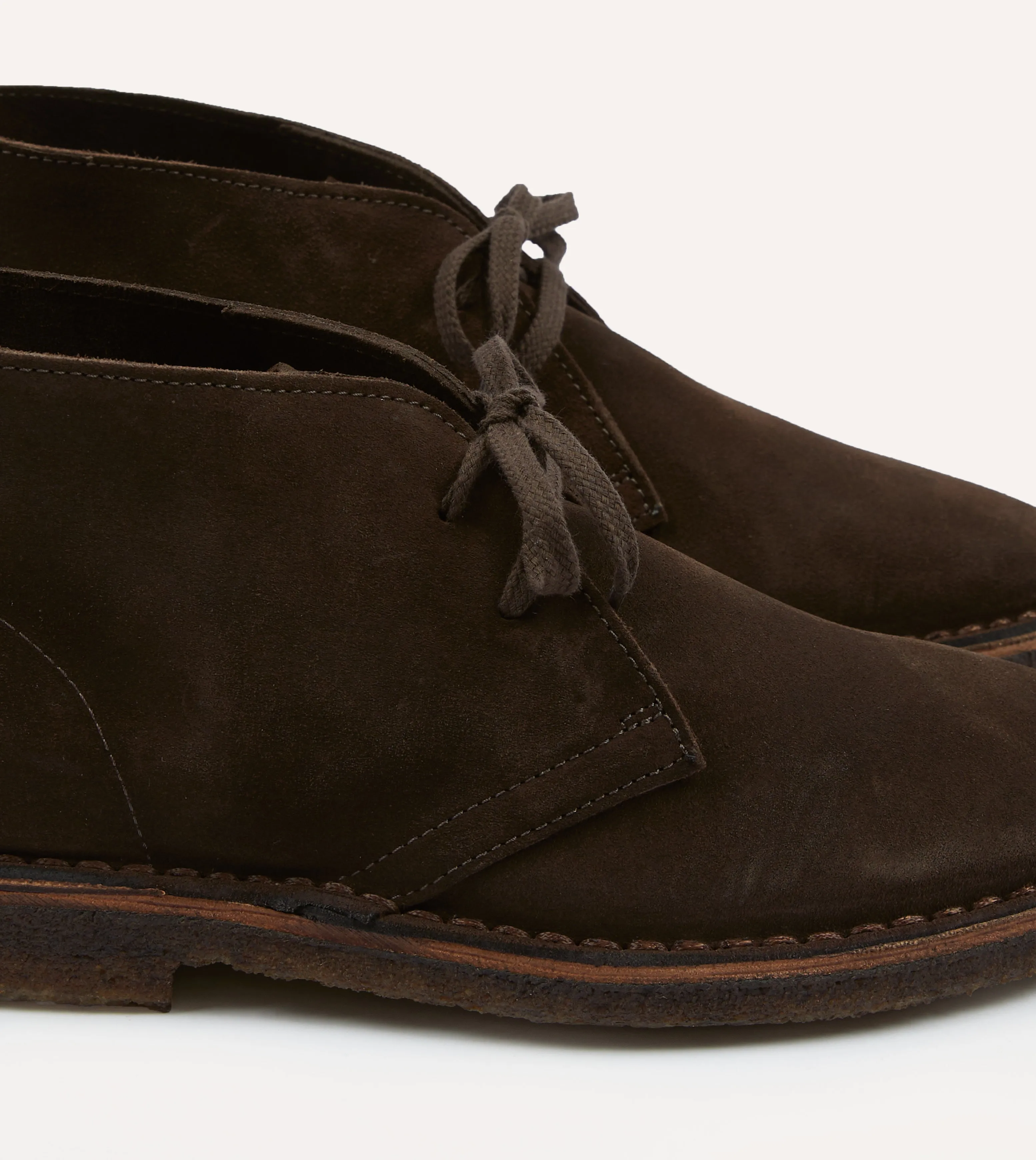 Retro feel Clifford Desert Boot Dark Brown Suede