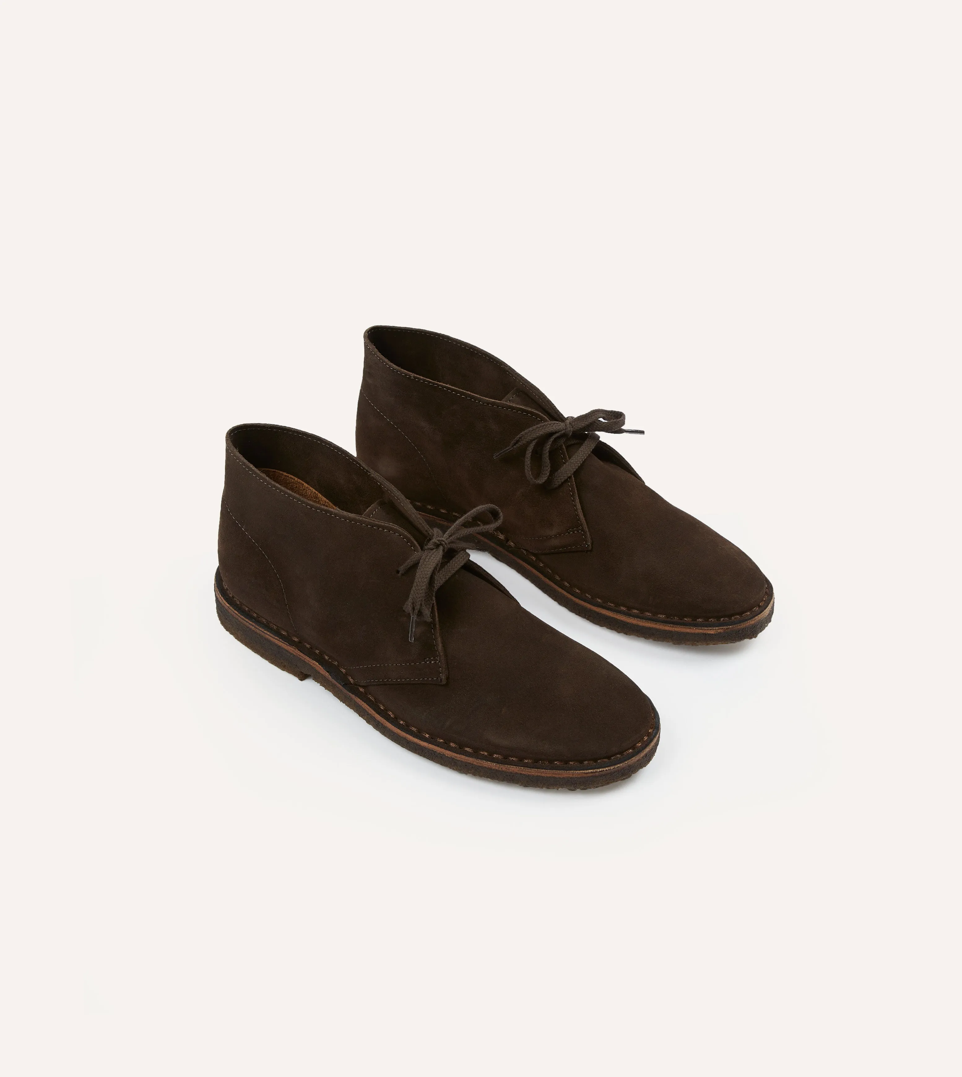 Clifford Desert Boot Dark Brown Suede Anniversary Celebration