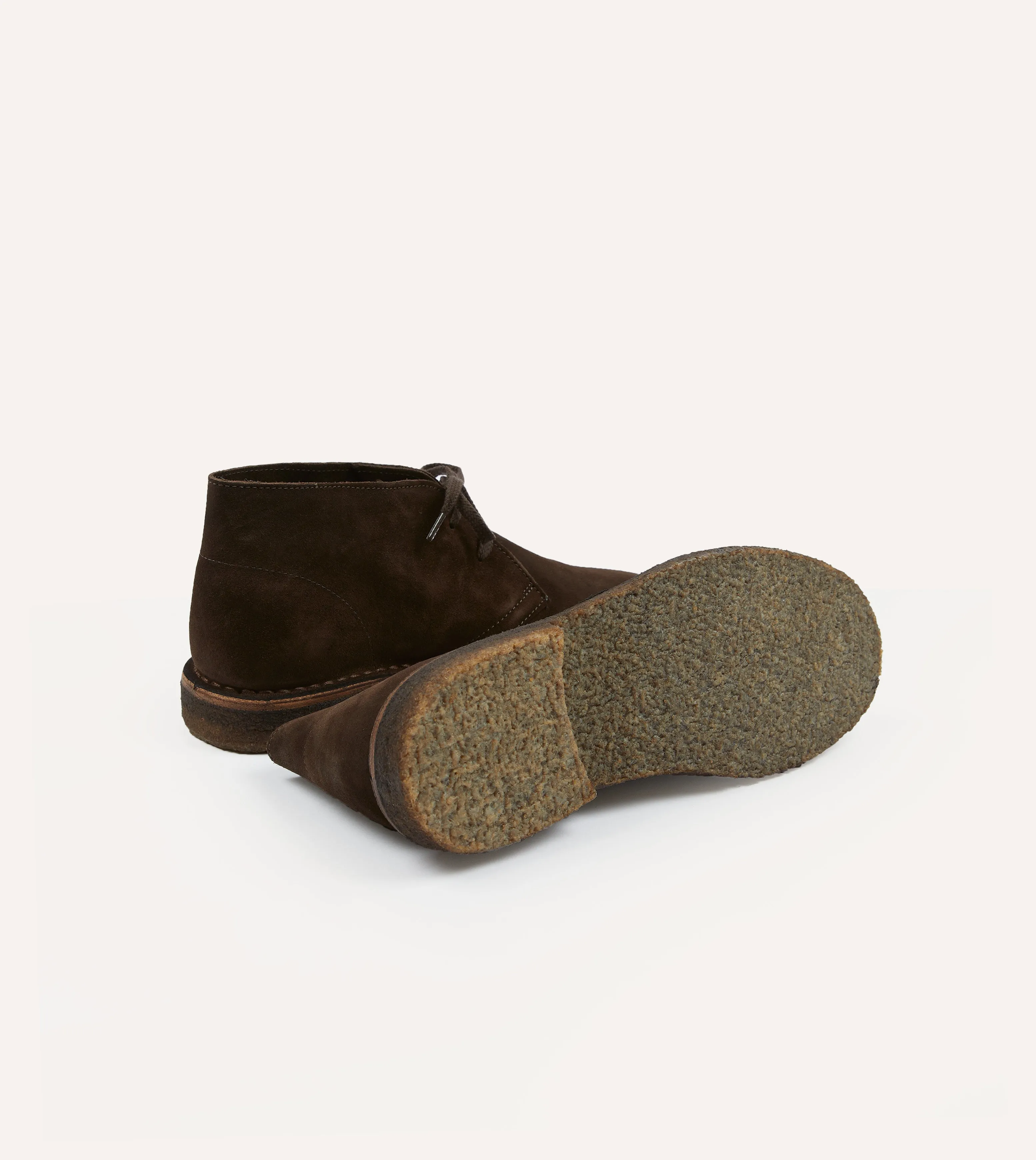 Comfort Grip Clifford Desert Boot Dark Brown Suede
