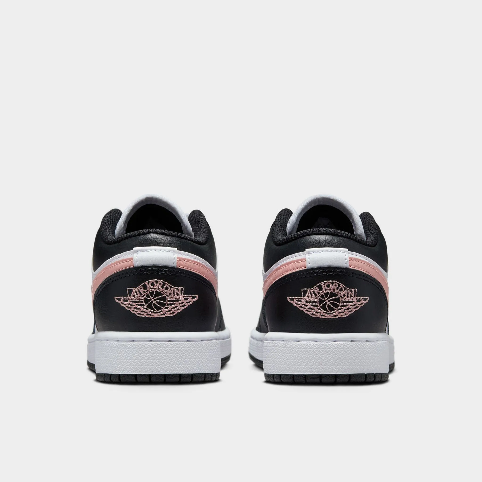 Jordan 1 Low GS White / Rust Pink - Black Business casual