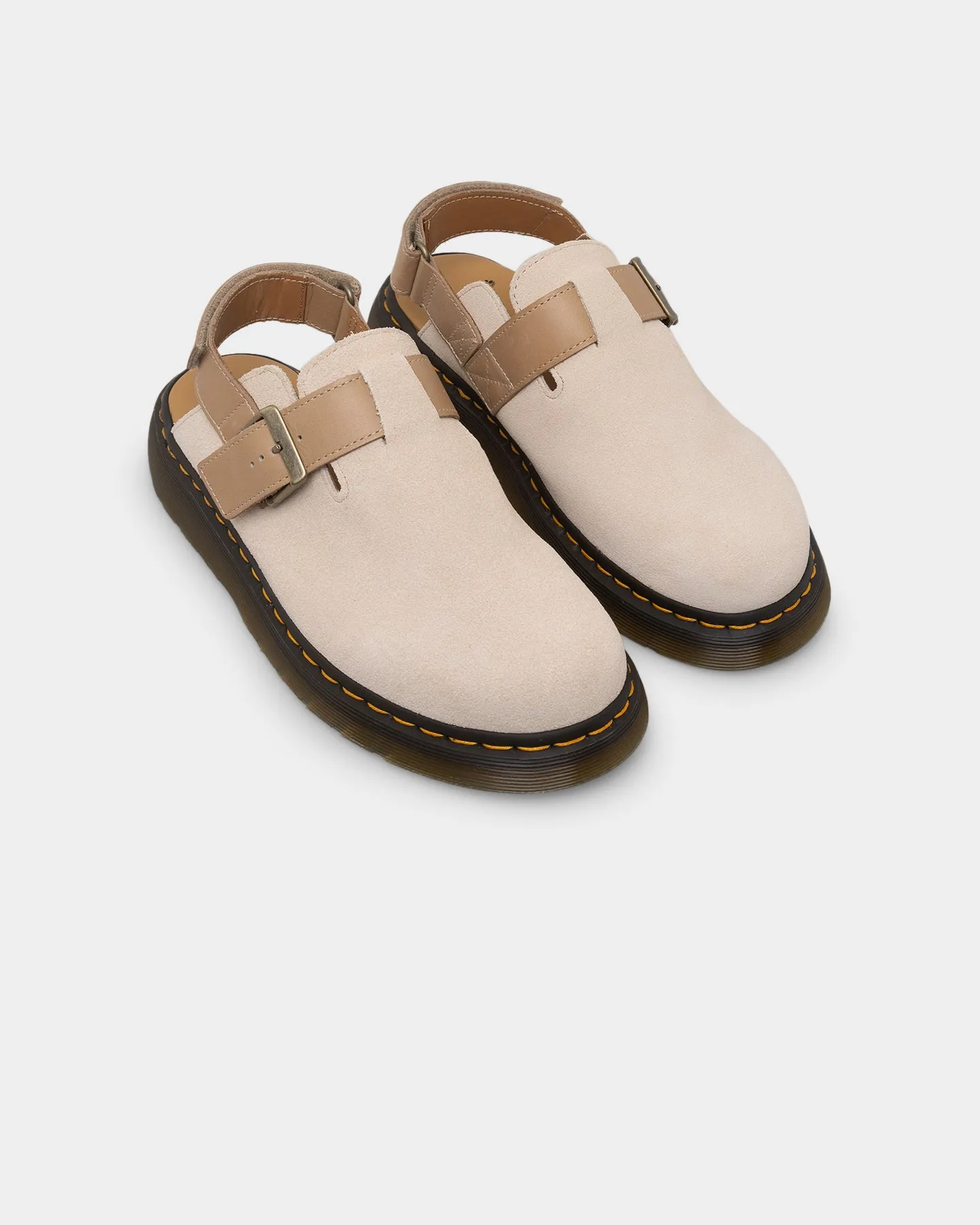 Party Glow Daily Comfort Dr Marten Jorge II Sling Back Sandal Parchment Beige