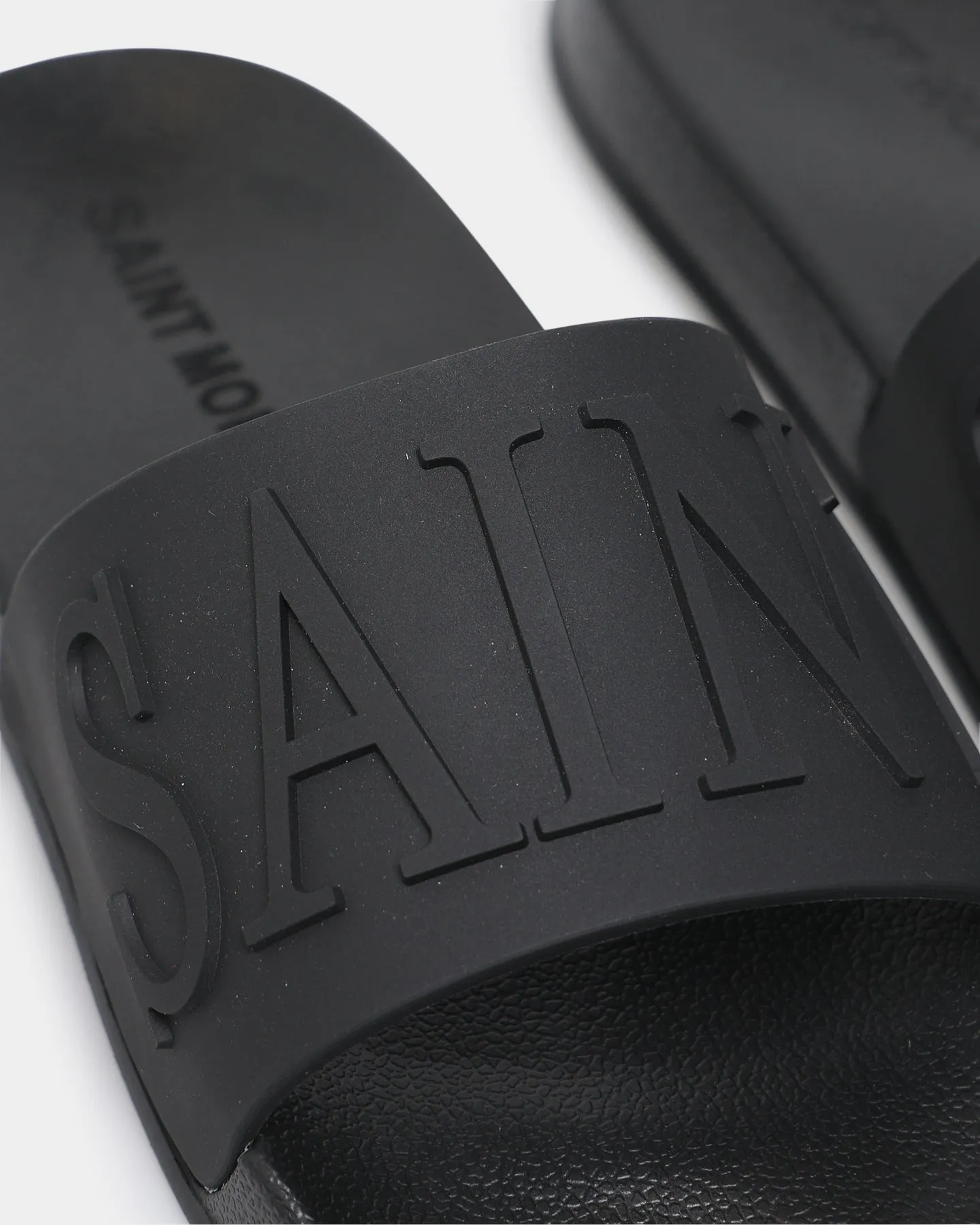 Slim Line Fire Red Saint Morta Alameda Pool Slides Black