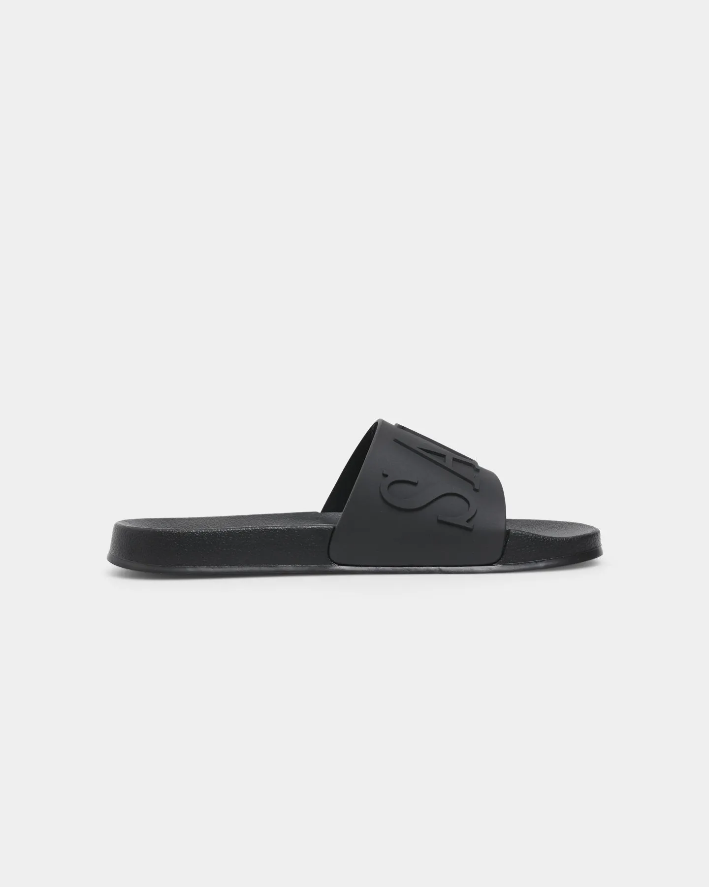 Saint Morta Alameda Pool Slides Black Elastic laces Cosmic Glow