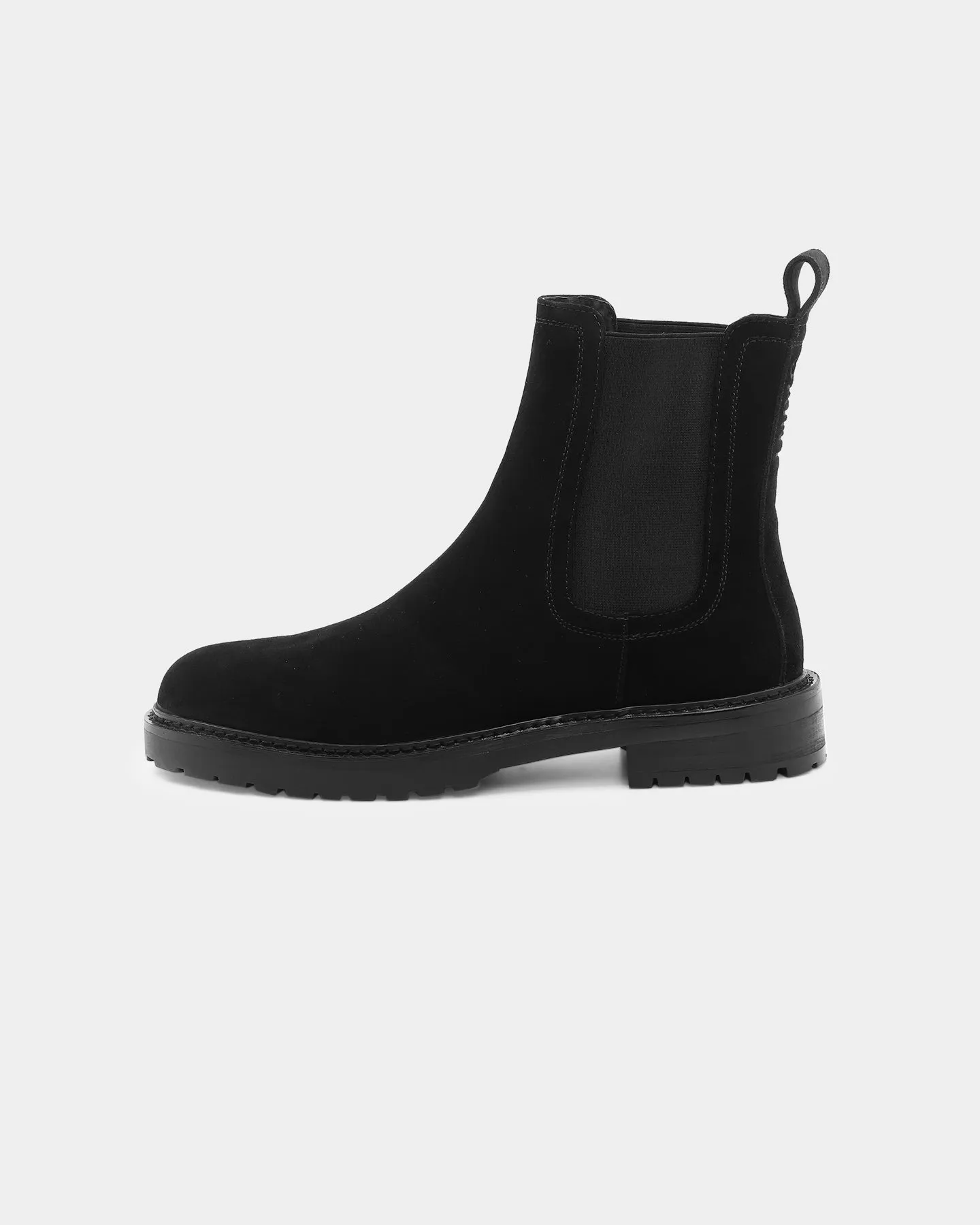 Saint Morta Chunky Chelsea Boot Black Street Run Mesh Cool