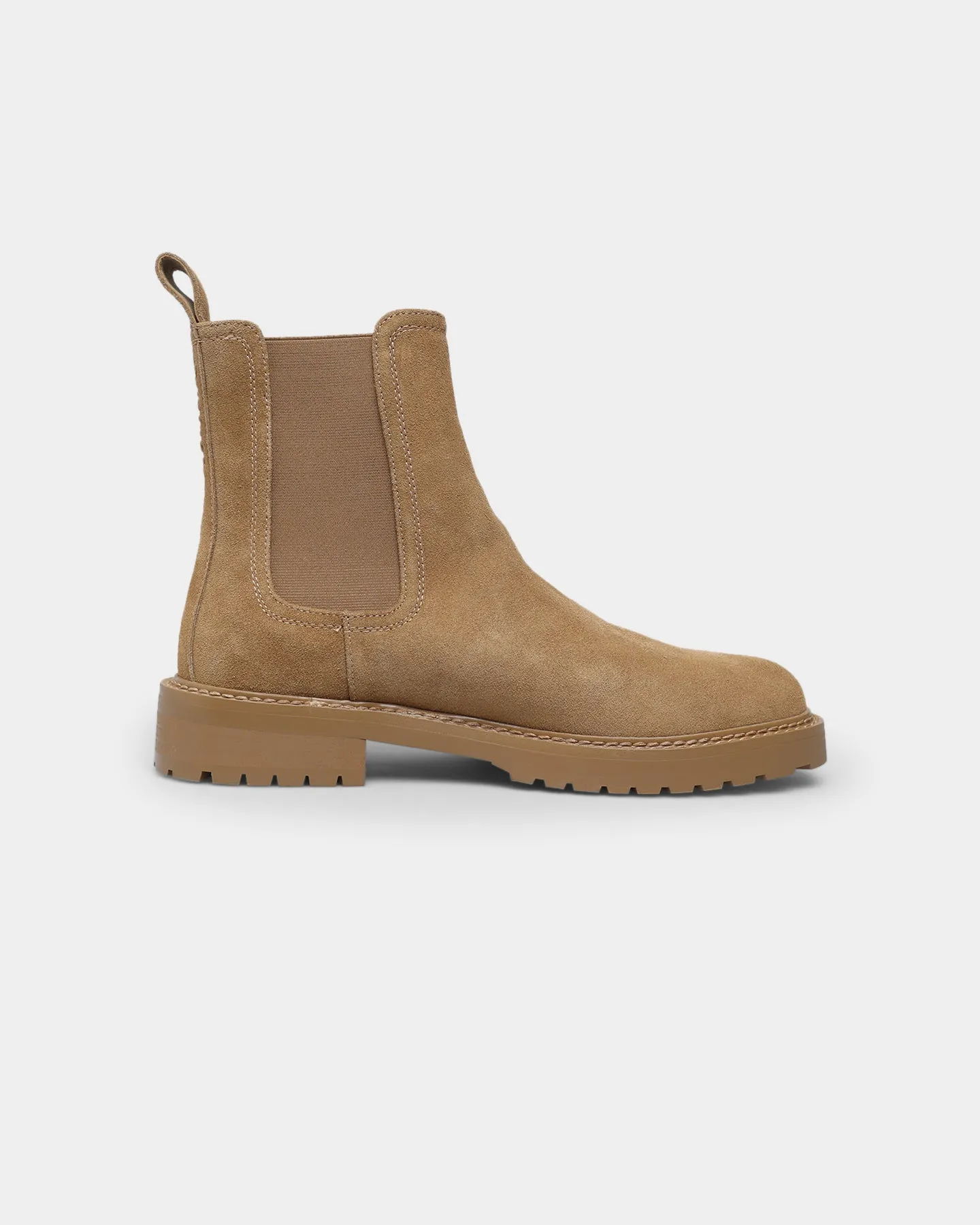 Style Pop Summer Heat Saint Morta Chunky Chelsea Boot Camel