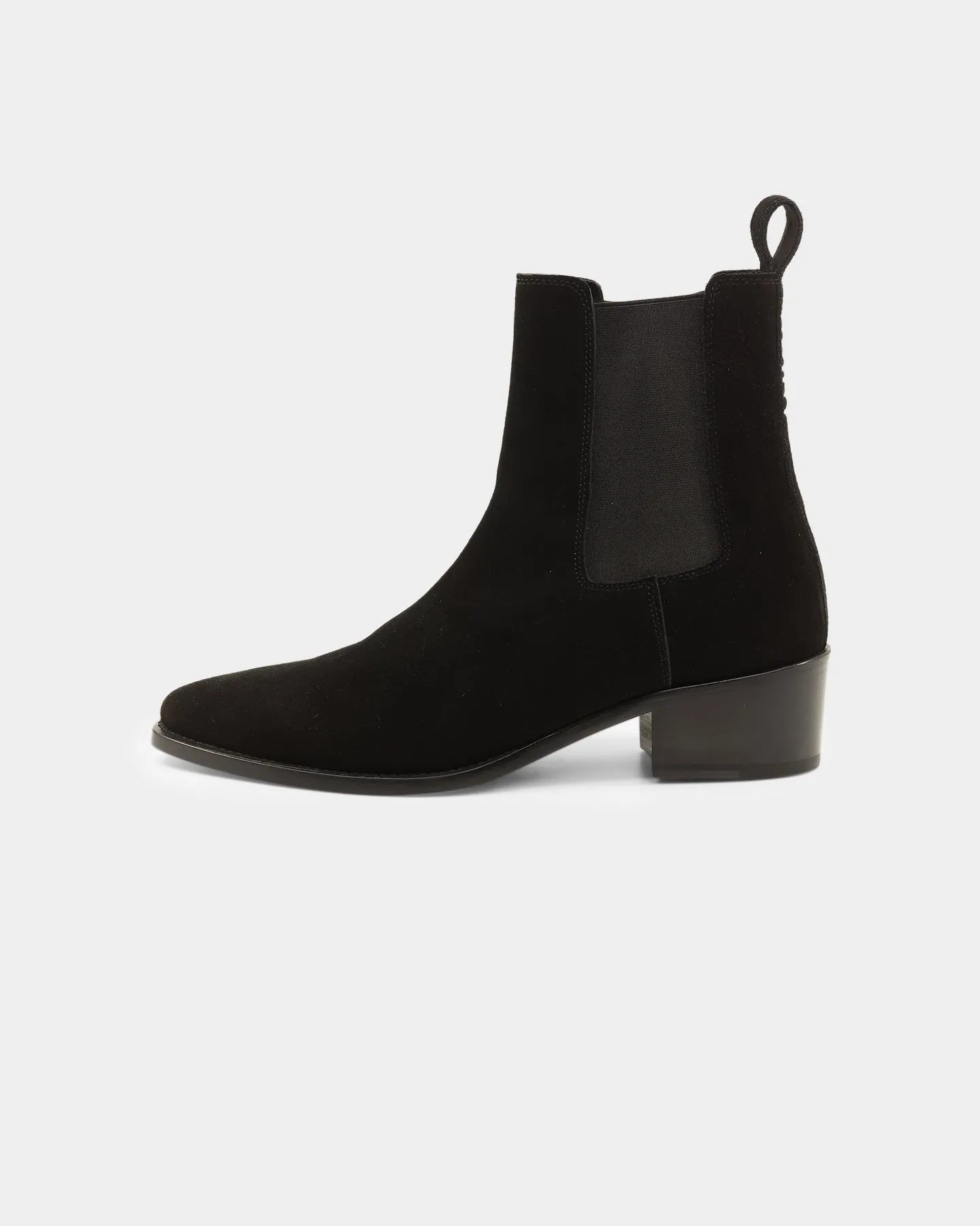Saint Morta Nomad Pointy Toe Chelsea Boot Black Adjustable Fit