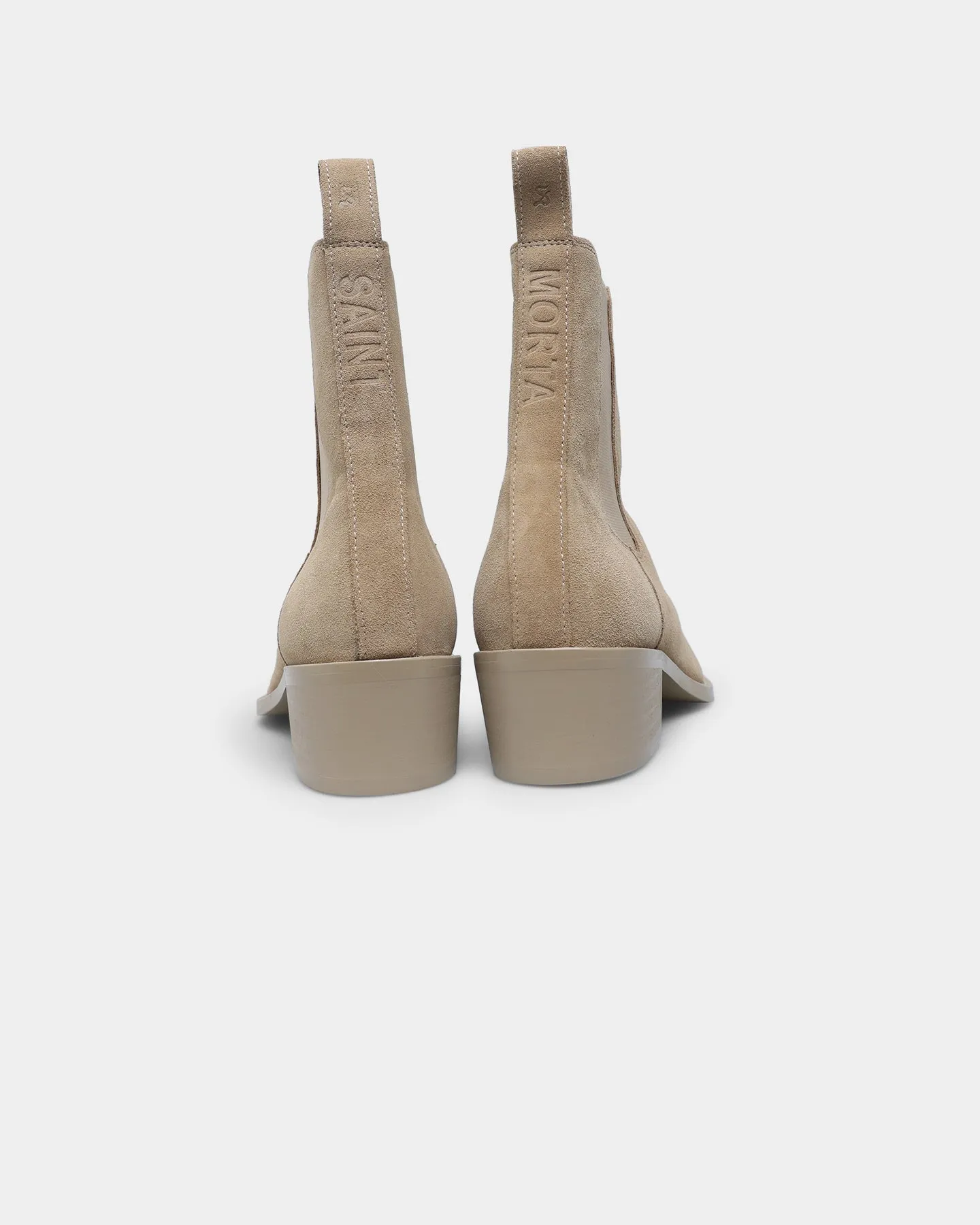 Saint Morta Nomad Pointy Toe Chelsea Boot Light Stone Peace Mood Island Vibe