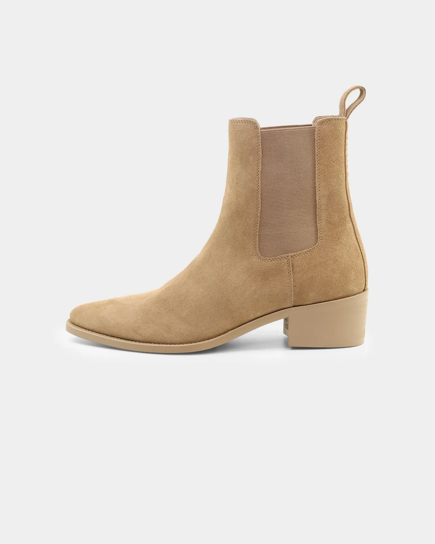 Saint Morta Nomad Pointy Toe Chelsea Boot Mocha Icon Walk Lake Step