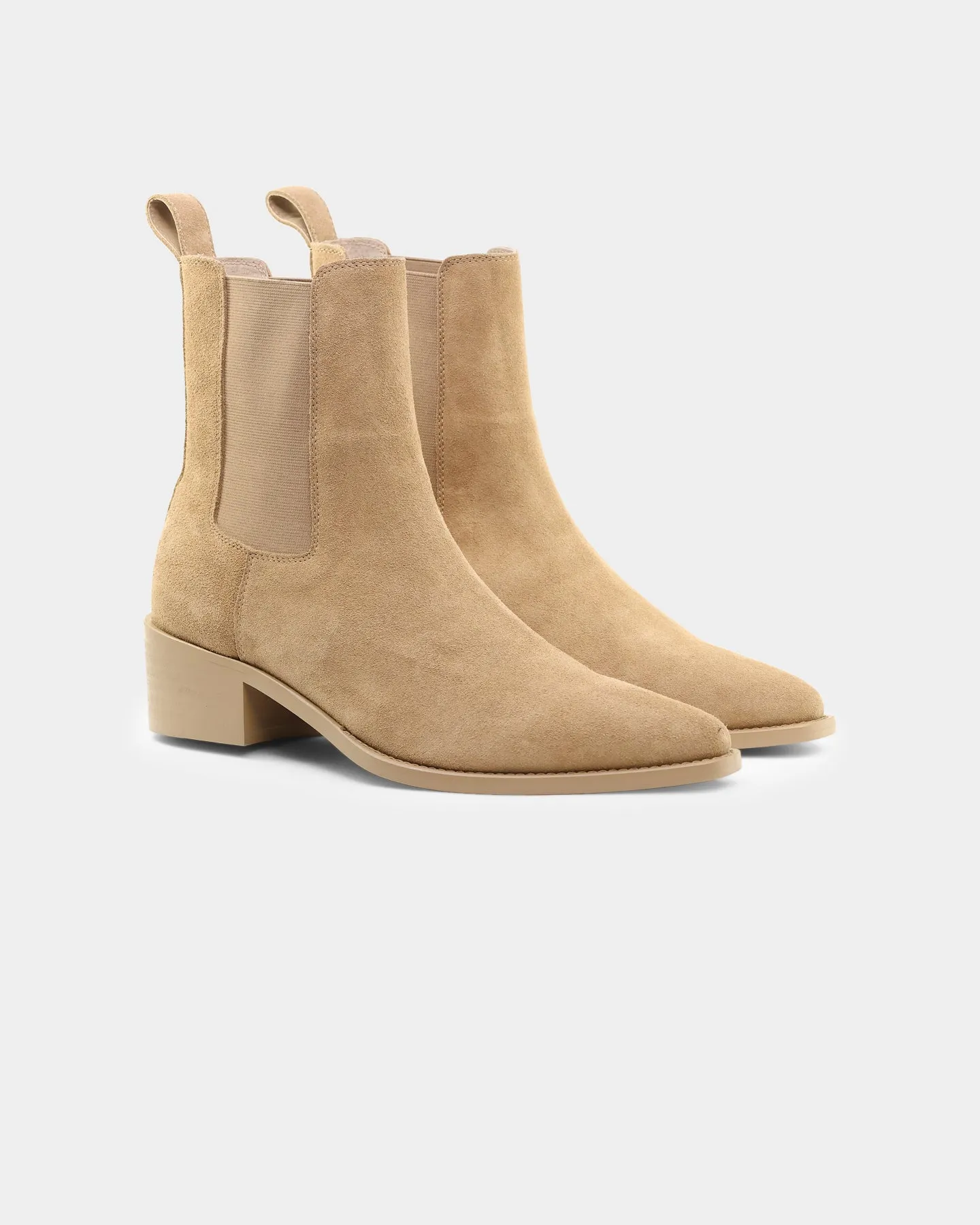 Saint Morta Nomad Pointy Toe Chelsea Boot Mocha Flexibility Fitness