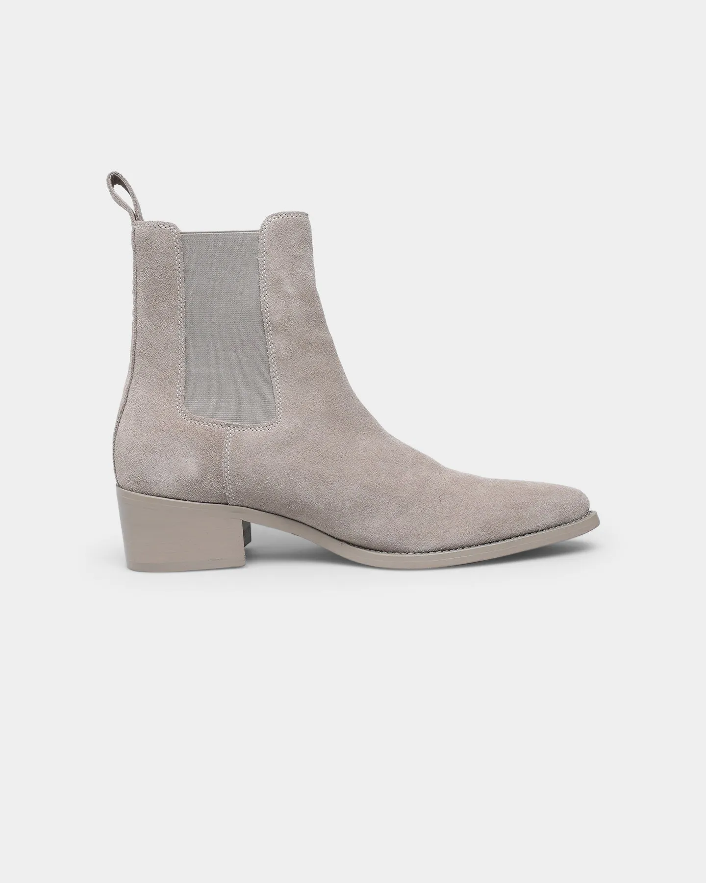Sky Blue Soul Step Saint Morta Nomad Pointy Toe Chelsea Boot Taupe