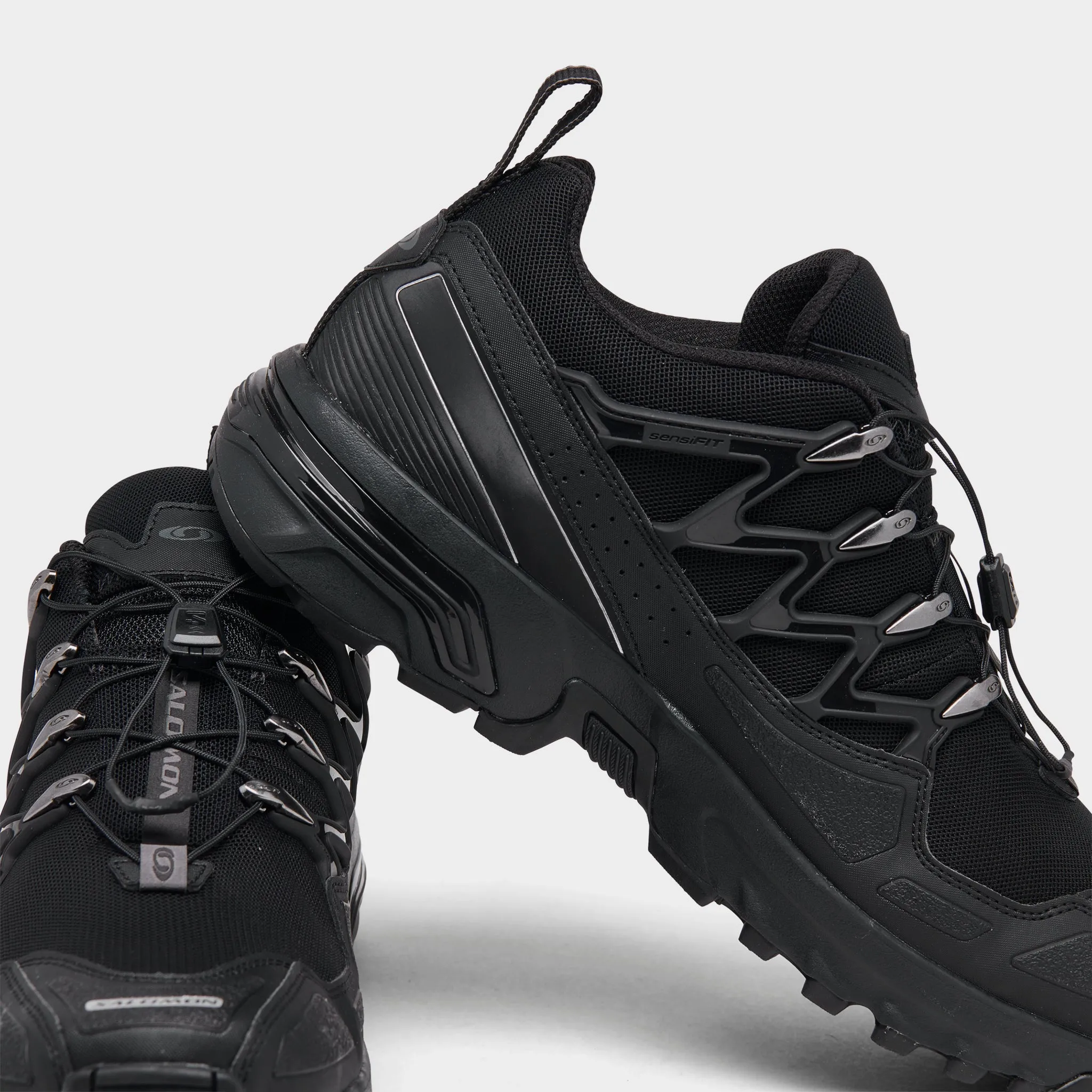 Wood Step Salomon ACS  Black / Black - Silver