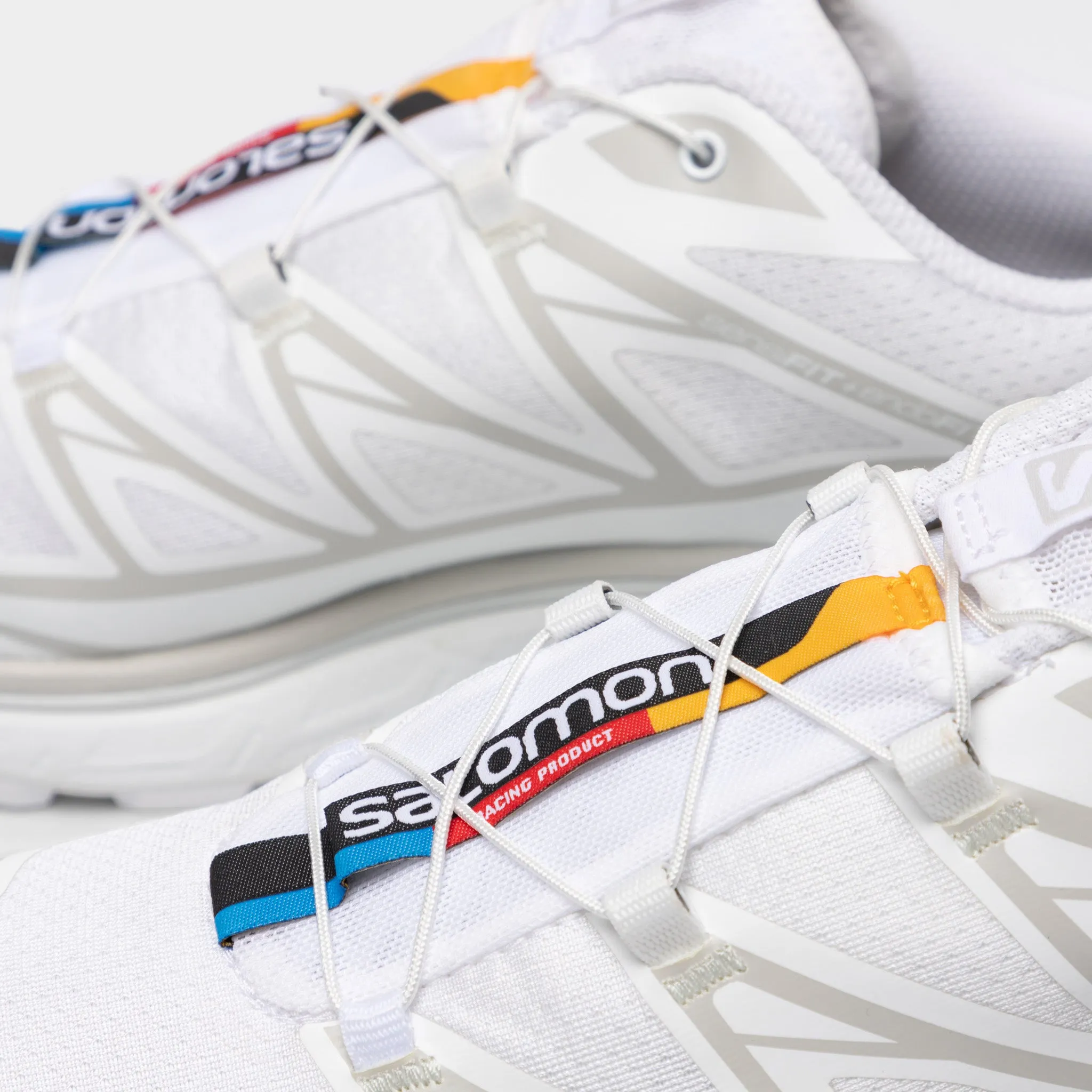 Salomon Advanced XT-6 White / White - Lunar Rock Crisp Design Cool Mesh
