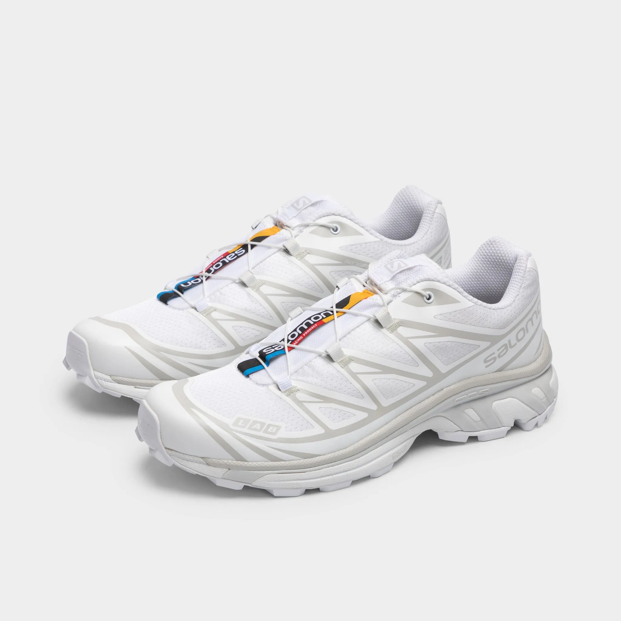 Salomon Advanced XT-6 White / White - Lunar Rock Air Mesh Cool Shape