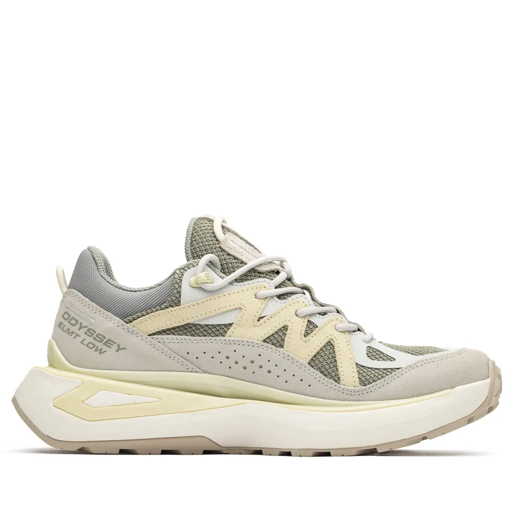 Smooth Upper Shock Dissipating Salomon Odyssey Element Low - Shadow/Metal