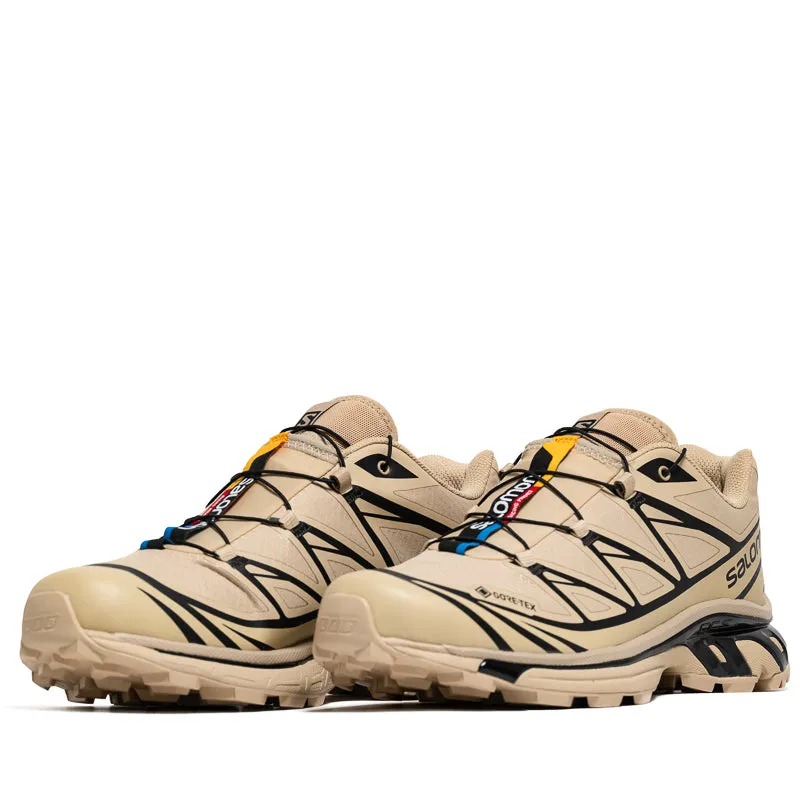 Adaptive Cushioning System Run Errands Salomon XT-6 Gore-Tex - Safari/Black