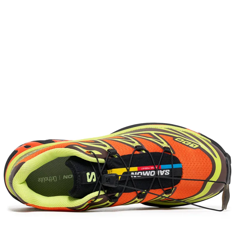 High Rebound Outsole Salomon XT-6 - Red Orange/Sharp Green