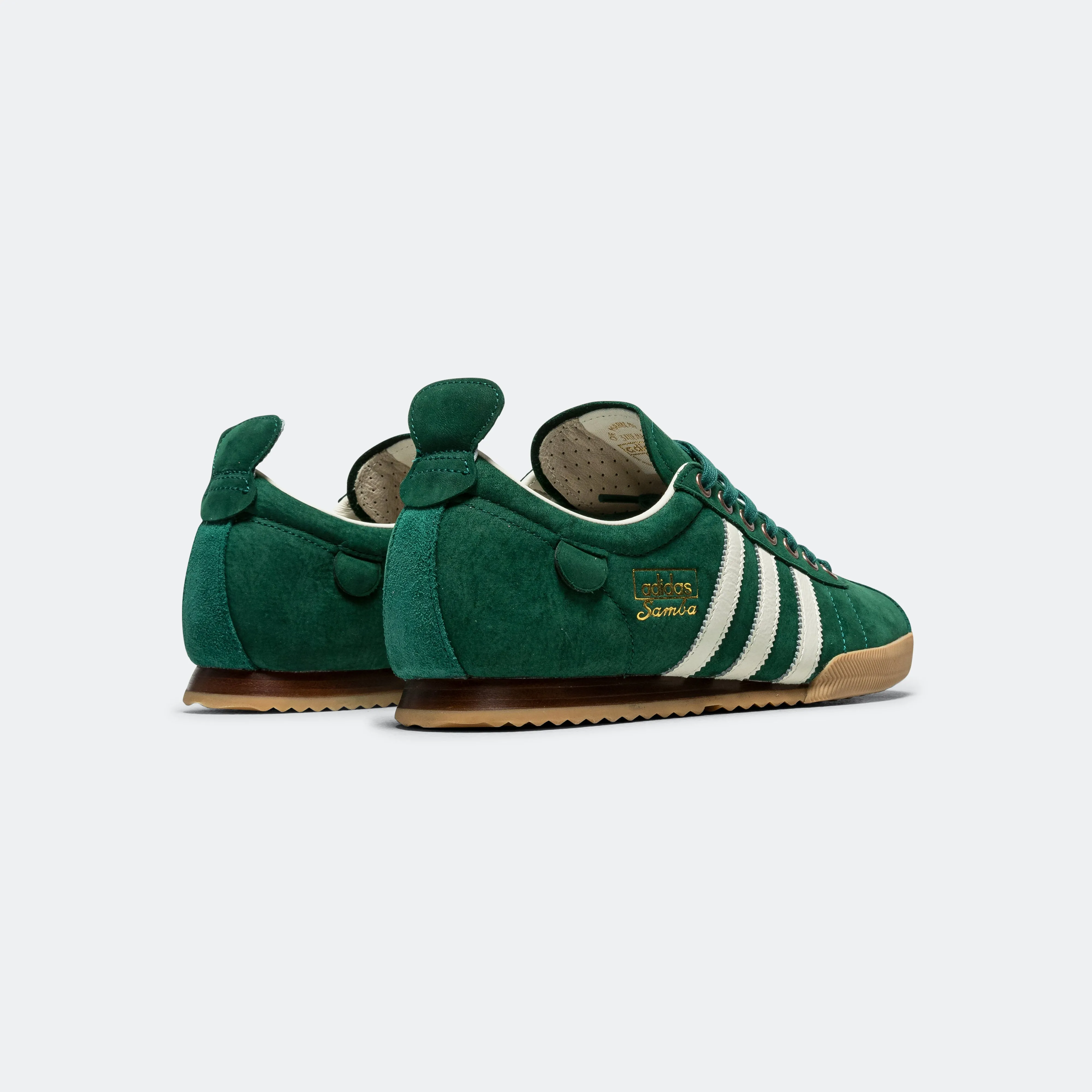 Durable Eyelets Samba '62 - Core Green/Off White-Preloved Brown