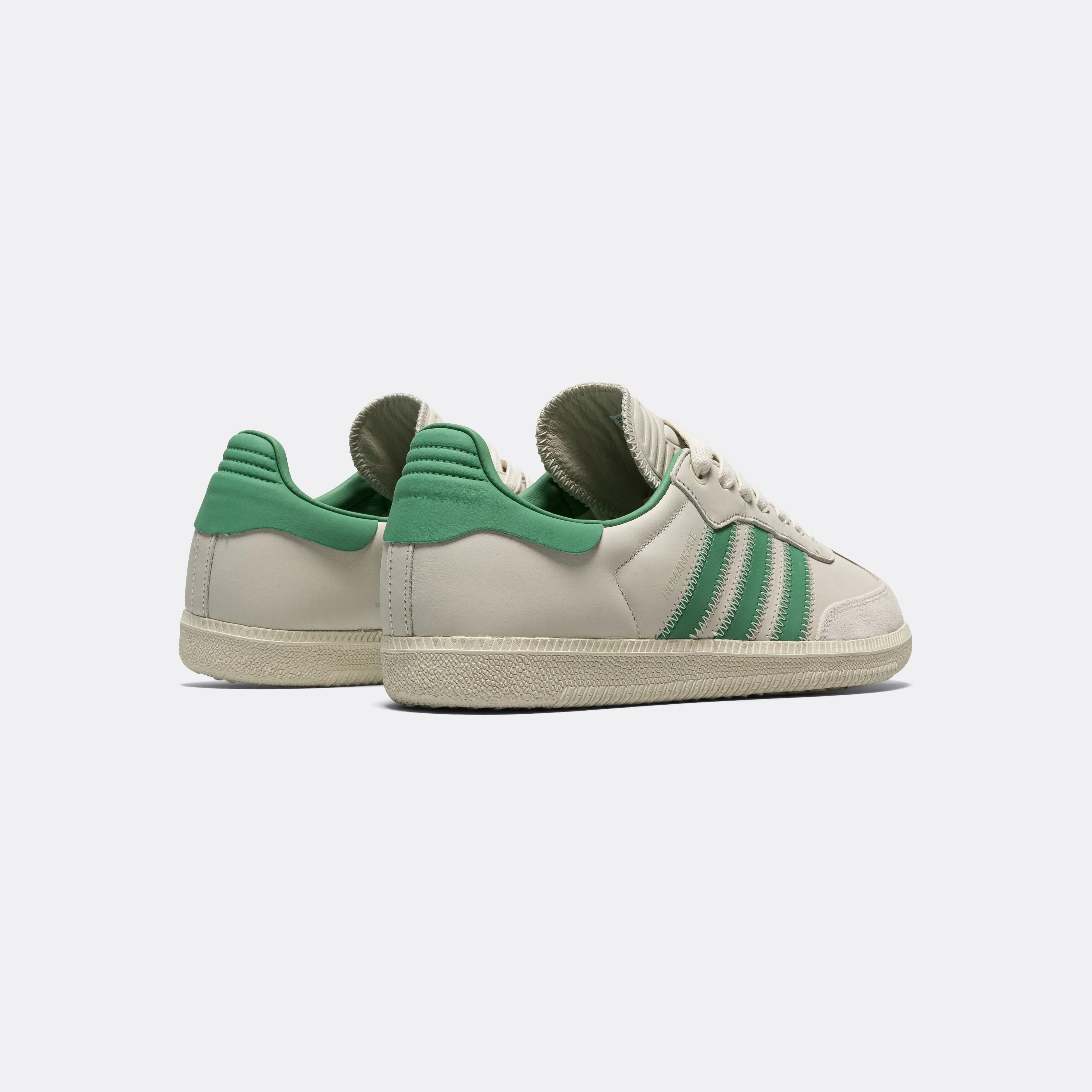 Samba x Humanrace - Preloved Green/Alumina Shock-absorbent wear Rocker Sole Technology