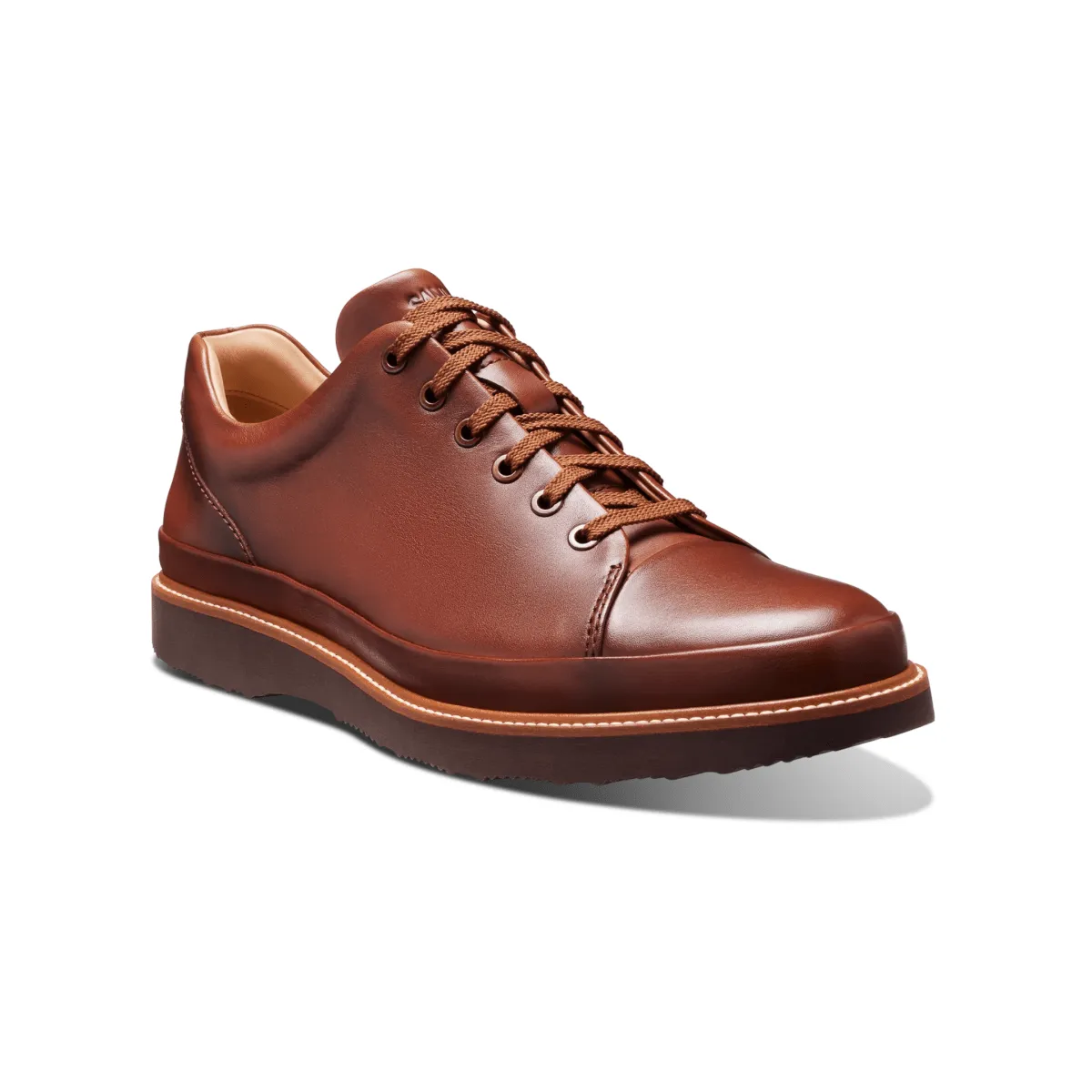 Wedge Sole Samuel Hubbard Men's Dress Fast Cognac Leather