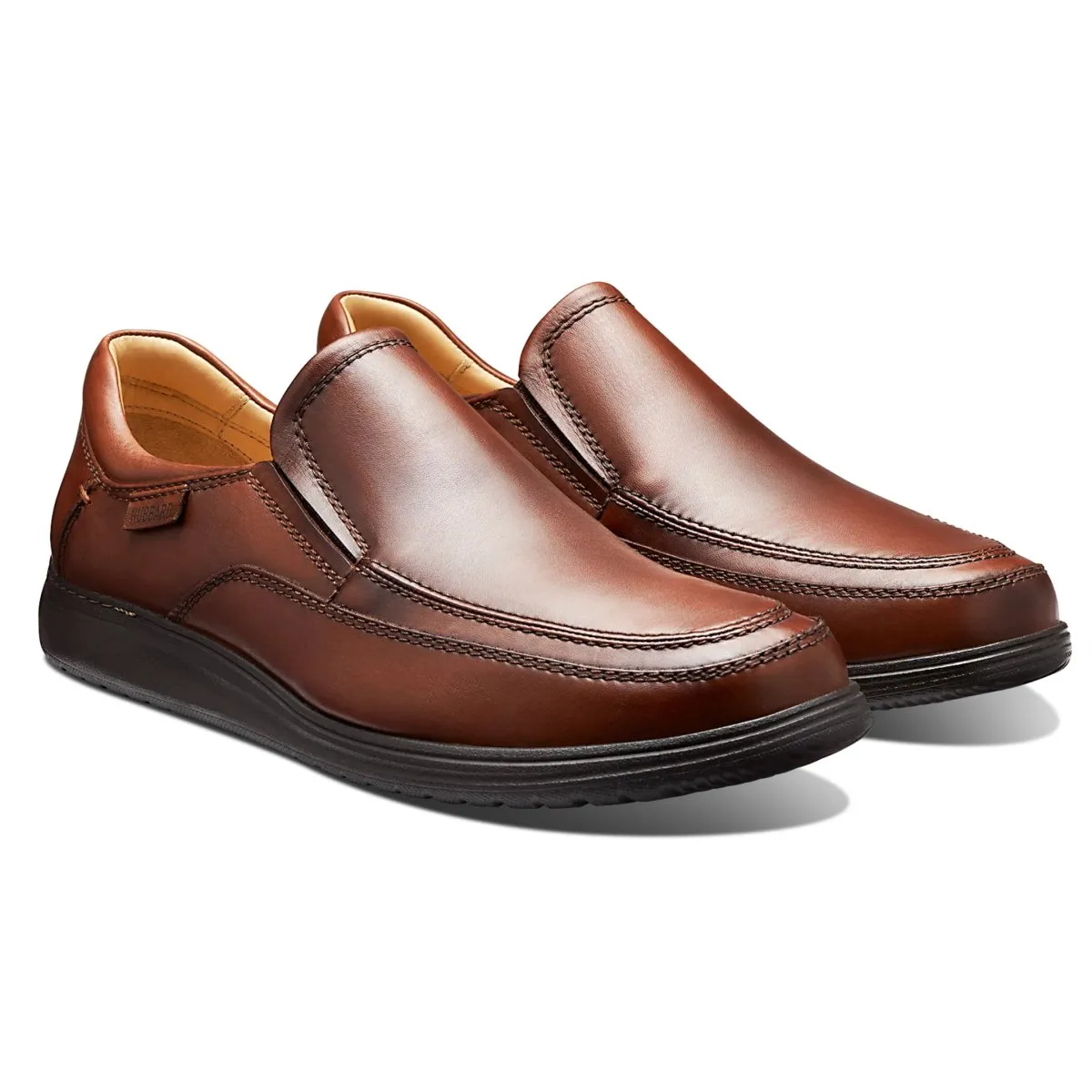 Comfortable Design Samuel Hubbard Men's Featherlight Olema Loafer Antique Brown Leather