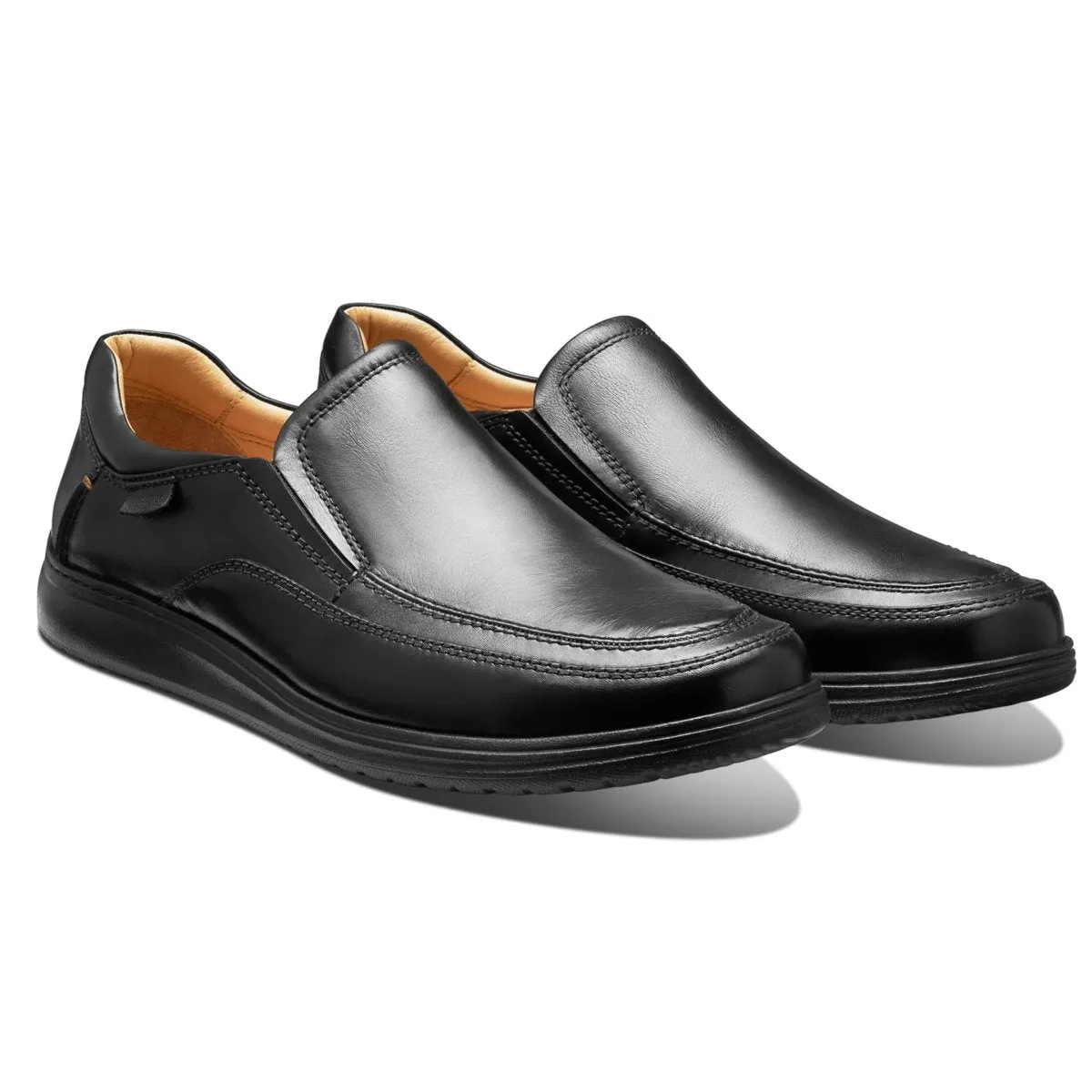 Samuel Hubbard Men's Featherlight Olema Loafer Black Leather Main Stage Winter Heat