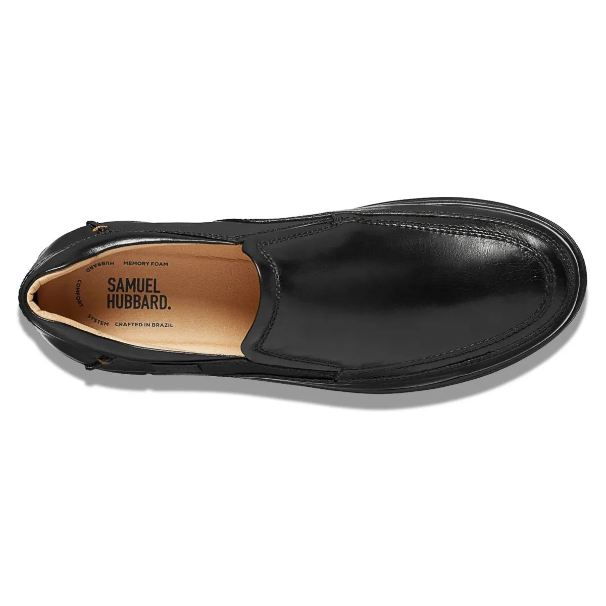 Best Man Outfit Quick Wipe Samuel Hubbard Men's Featherlight Olema Loafer Black Leather