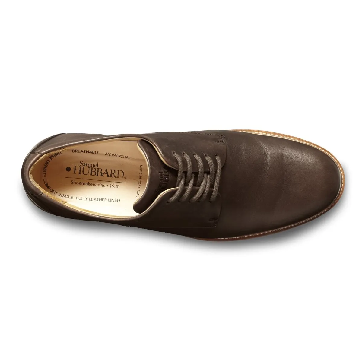 fashionable footwear Stable Walk Samuel Hubbard Men's Founder Chestnut Brown