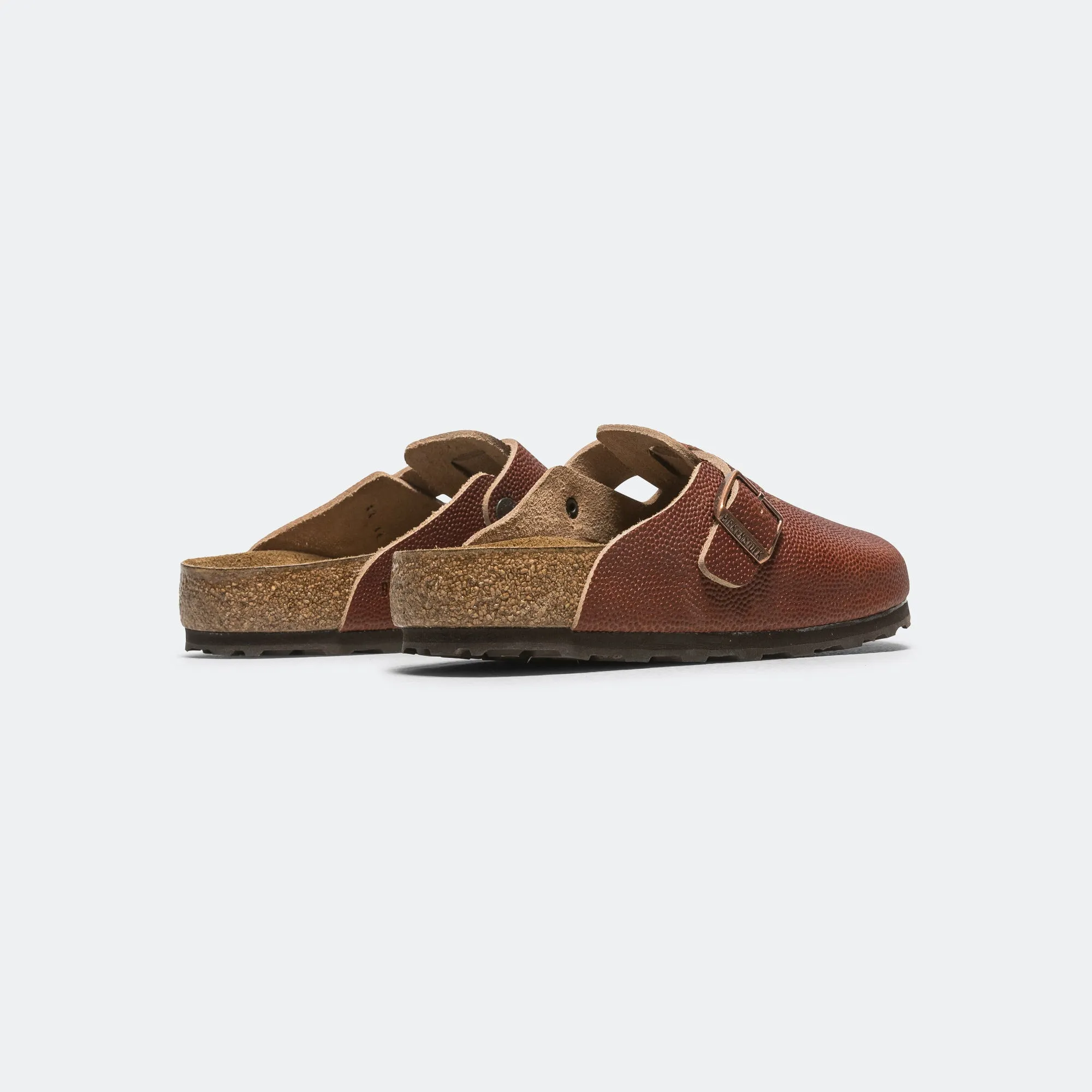Tailored Fit Boston - Ginger Brown Embossed Natural Leather