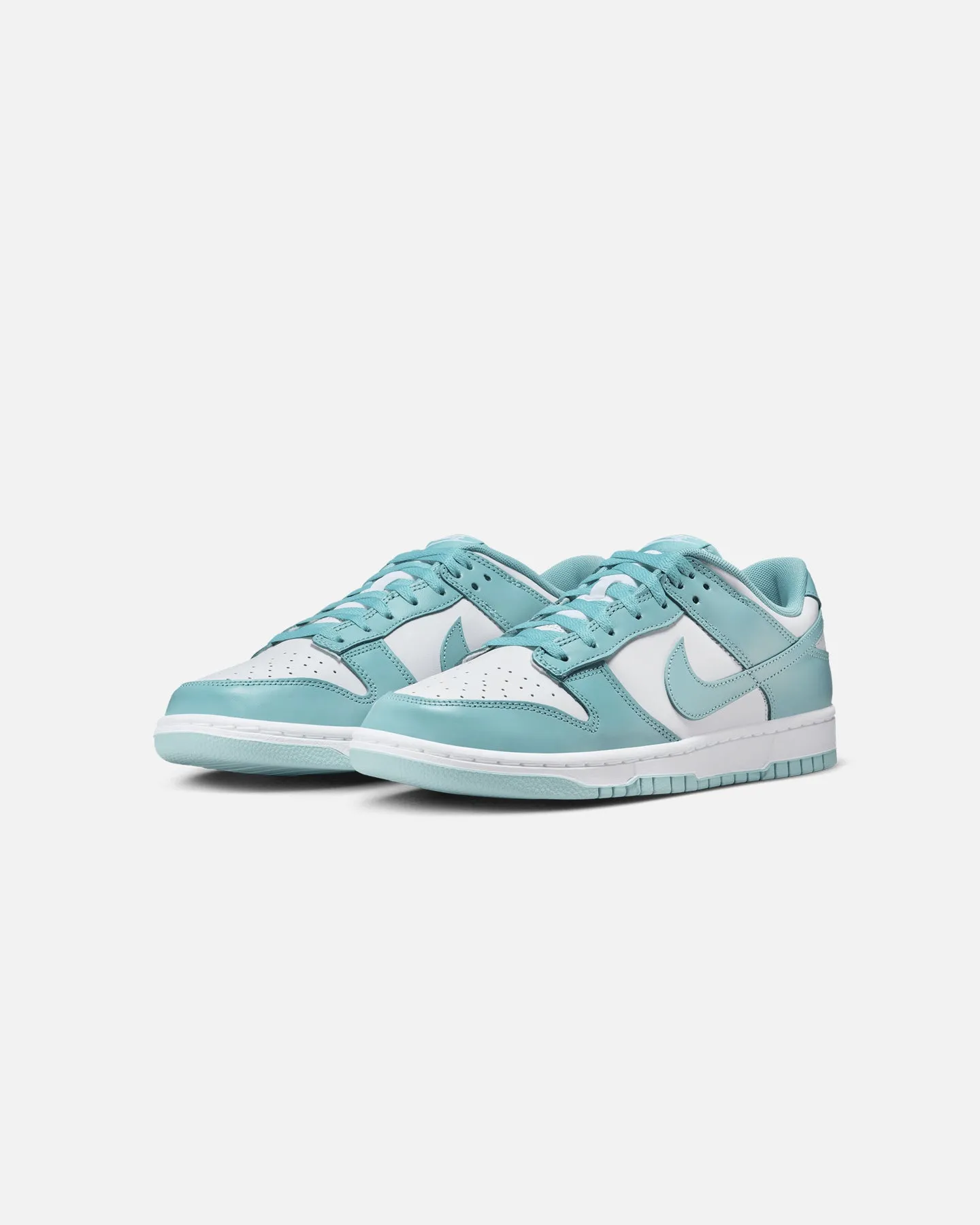 Balance Fit Fresh Tone Nike Dunk Low Retro "Denim Turquoise" White/Denim Turquoise