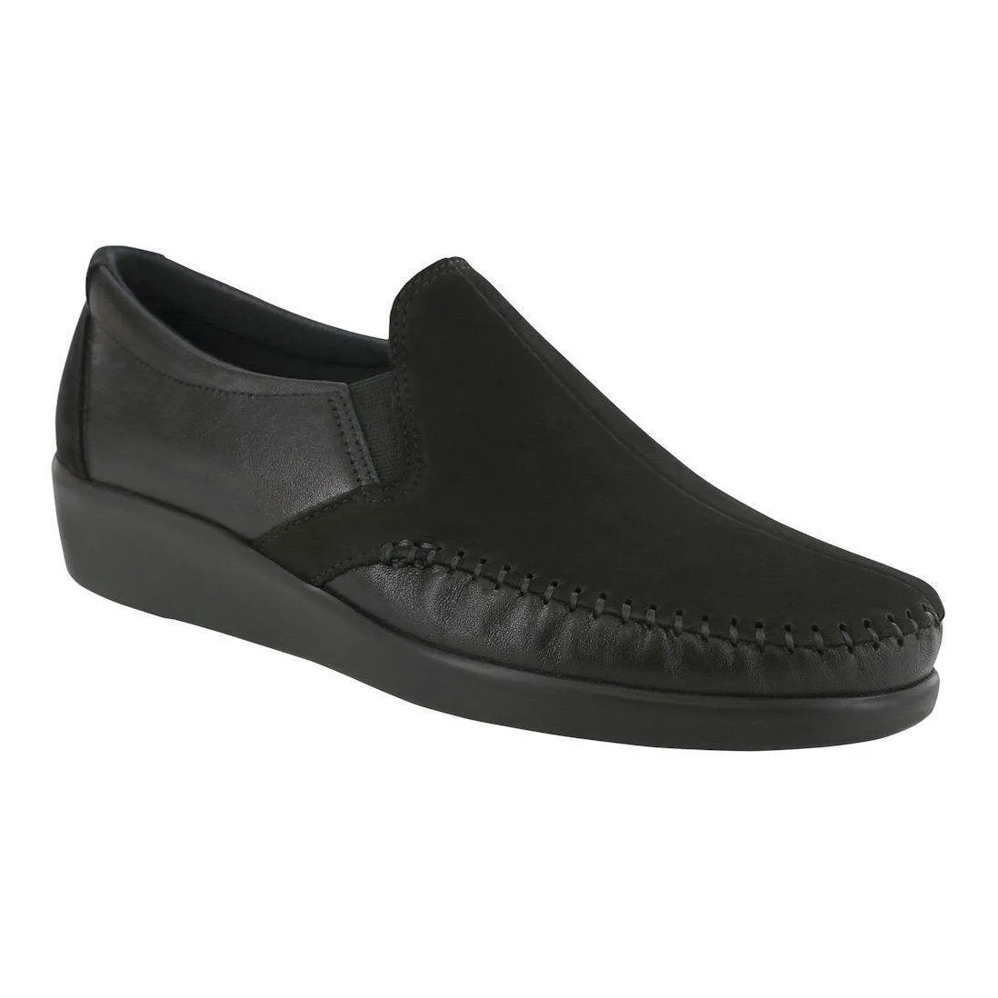 SAS Women's Dream Charcoal Black Suede Luxury Look Classic Fit