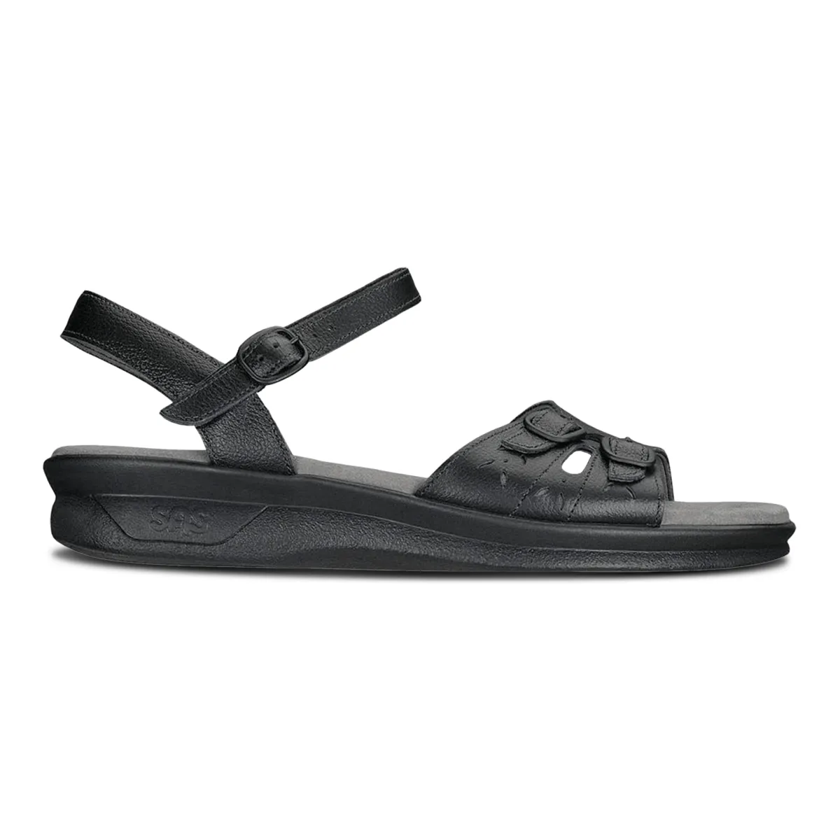 Bold Profile Sturdy Shade SAS Women's Duo Black Leather