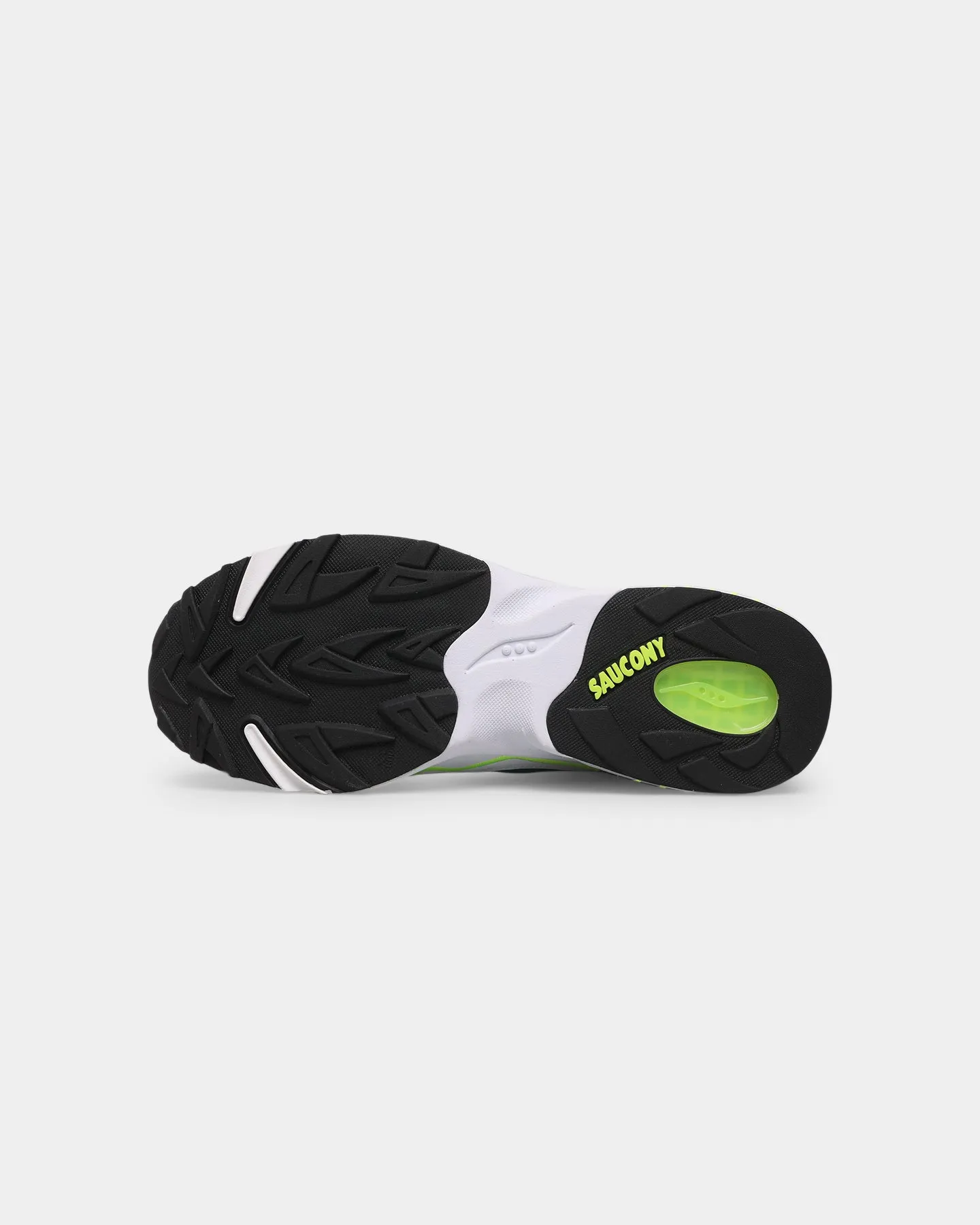 Saucony 3D Grid Hurricane White/Green Neutral Glow Daily Comfort