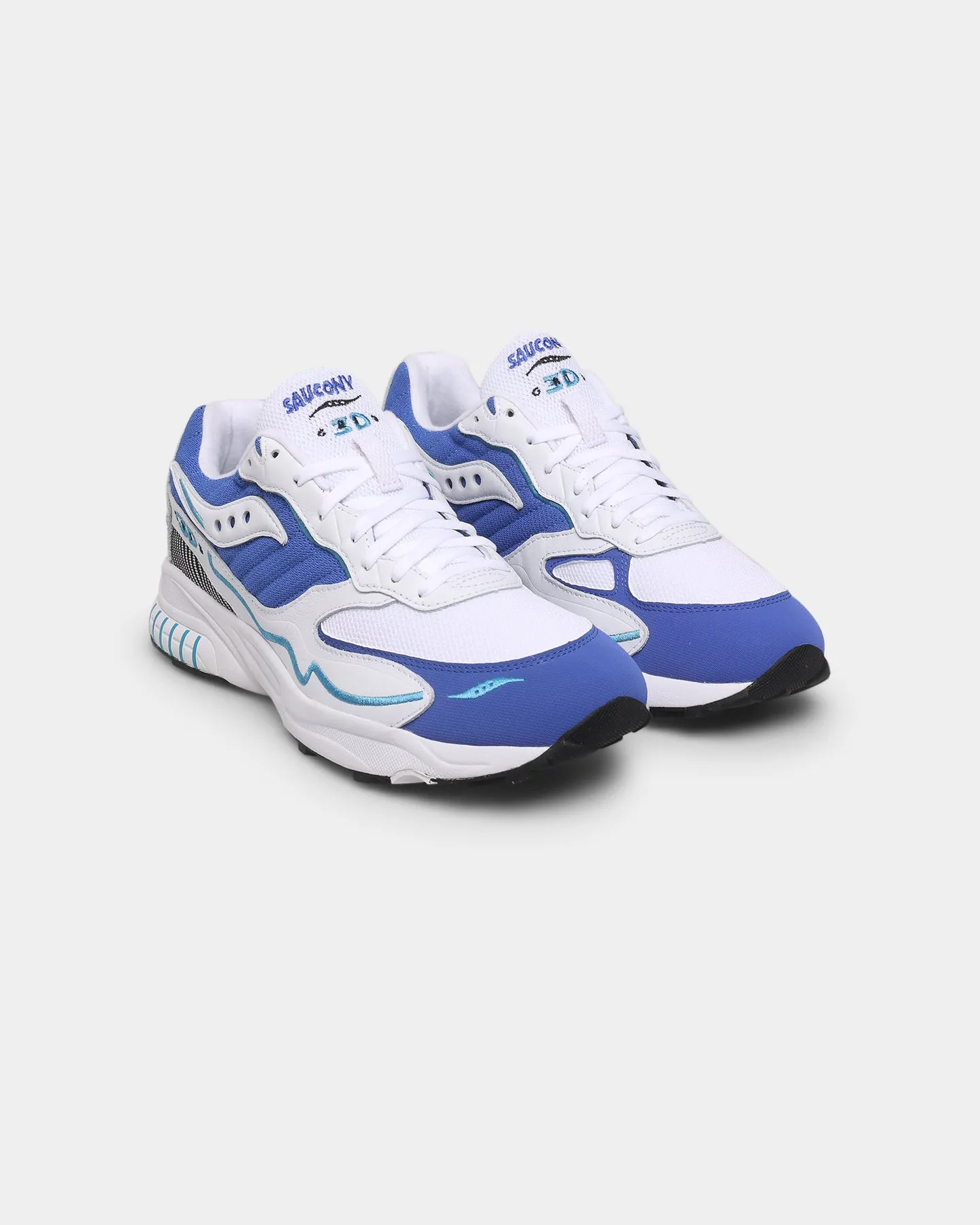 Saucony 3D Grid Hurricane White/Royal shape fit Airport Easy